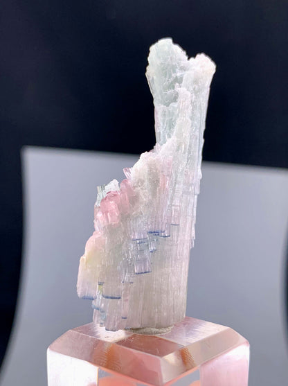 Bi-color Tourmaline Crystal Cluster From Afghanistan - 14 Grams