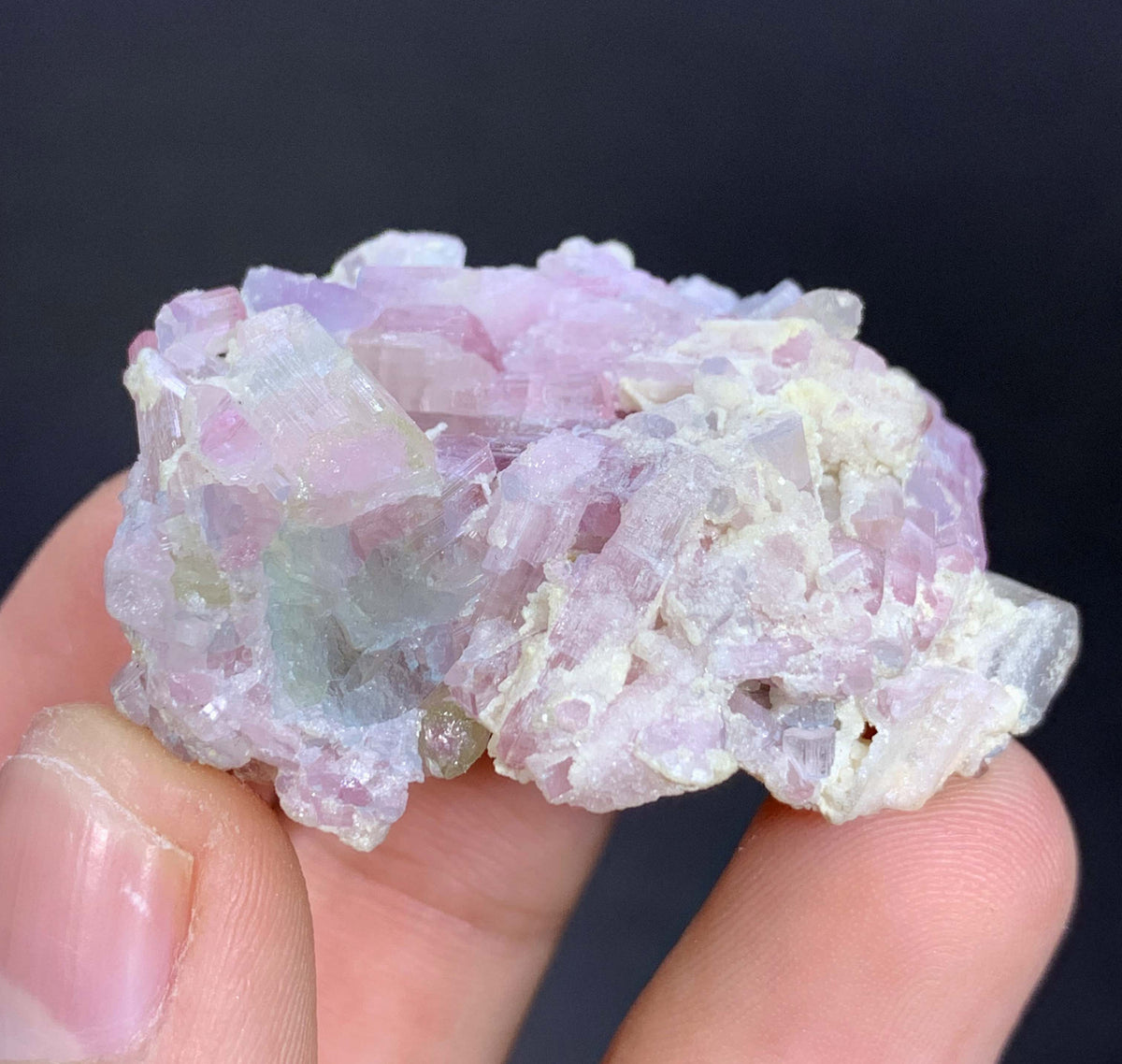 Pink Tourmaline Crystal on Matrix From Afghanistan - 25 Grams
