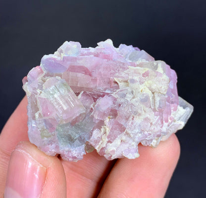 Pink Tourmaline Crystal on Matrix From Afghanistan - 25 Grams