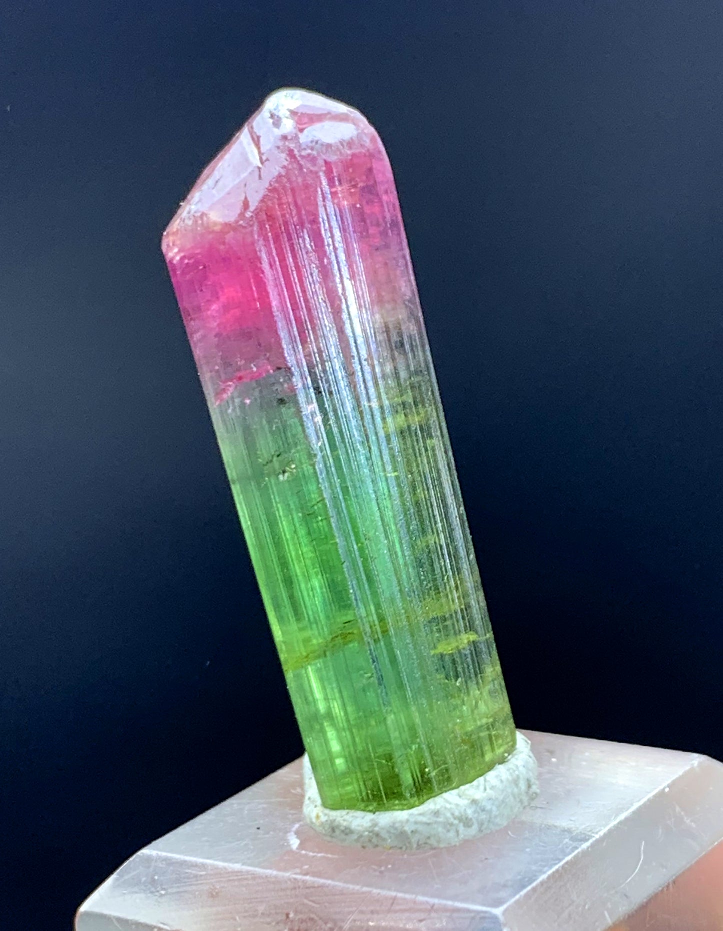 Lipstick Tourmaline crystal from paprok, 38.35 cts