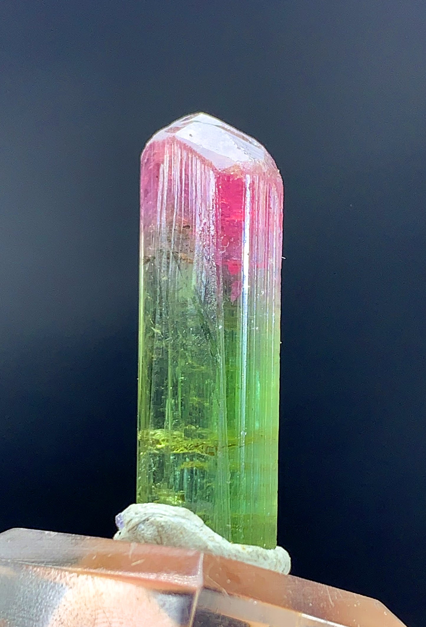 Lipstick Tourmaline crystal from paprok, 38.35 cts