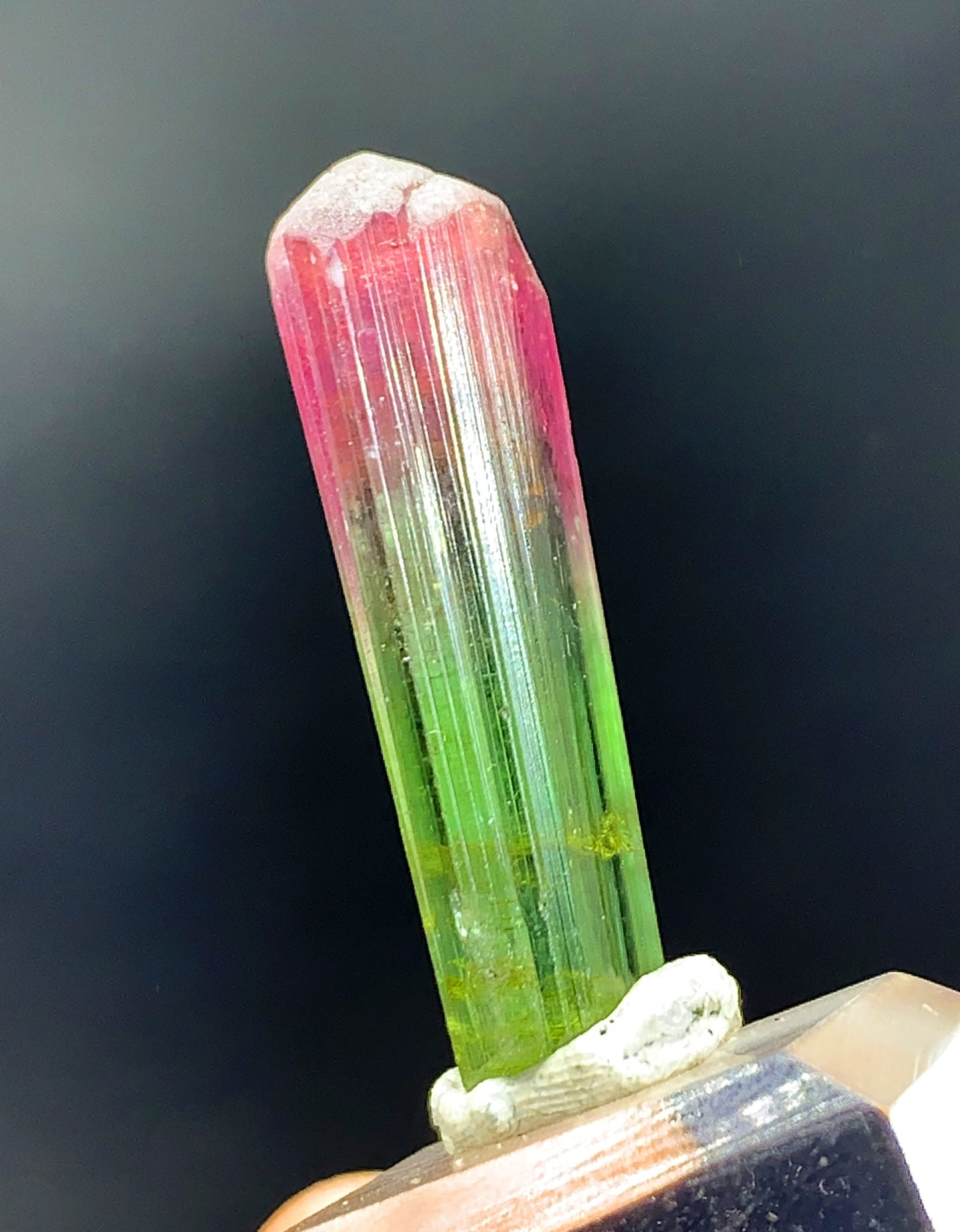 Lipstick Tourmaline crystal from paprok, 38.35 cts