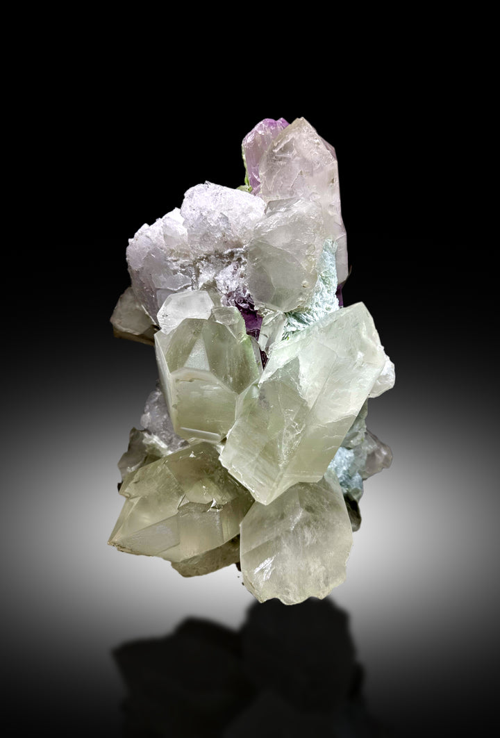 Museum Grade Natural Pink Kunzite with Green Tourmalines, Pollucite and Quartz Crystals, Kunzite Specimen - 12.5 Kg