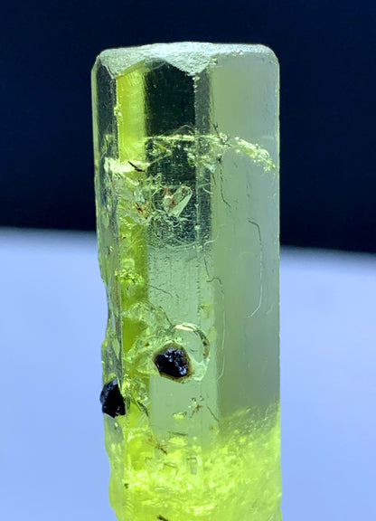 Transparent Yellow Heliodor with Dendrites Inclusions - 53.35 carats