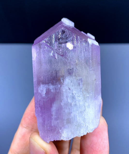 v Shape Terminated Pink Kunzite Crystal from Afghanistan - 121 gram