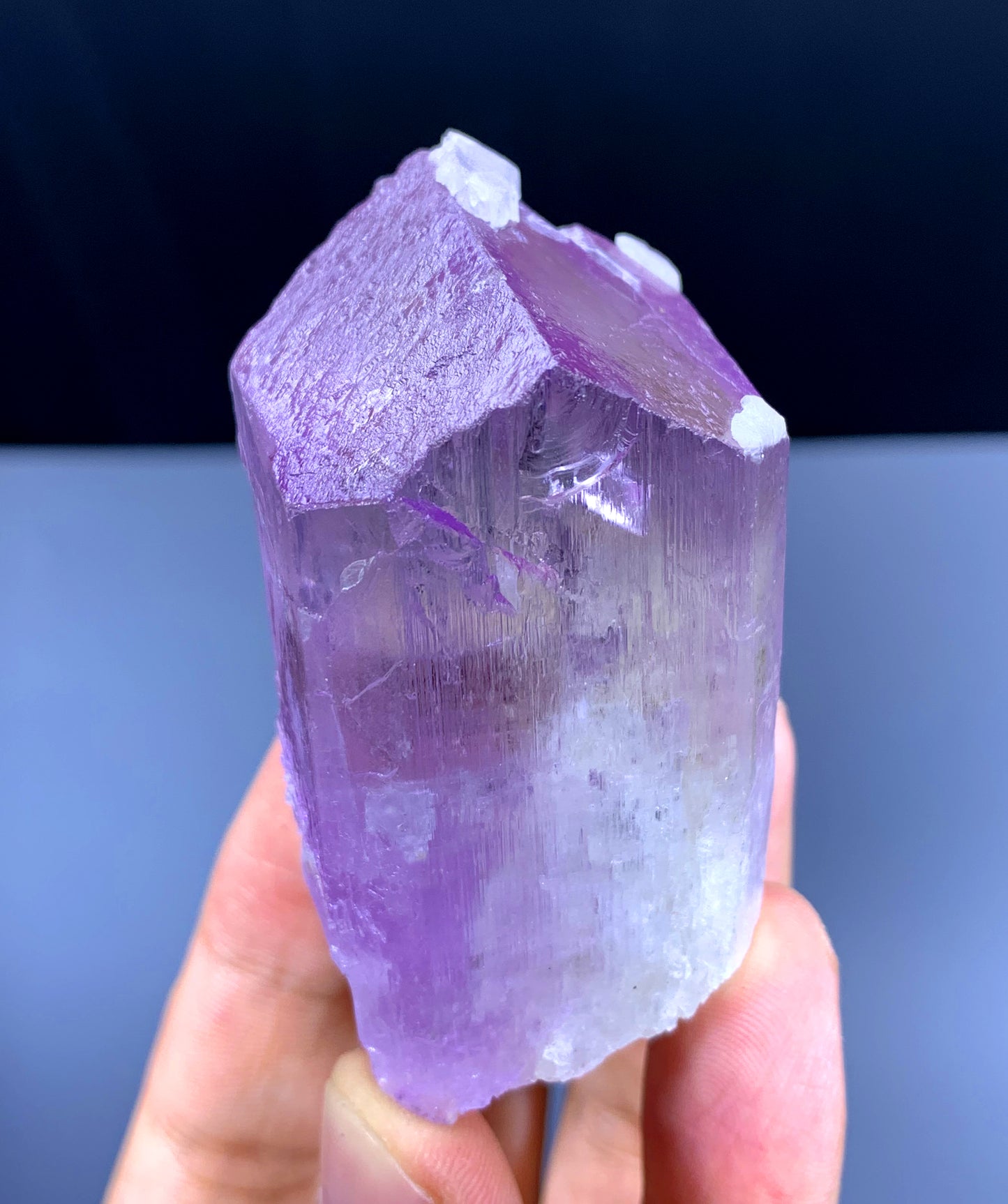 v Shape Terminated Pink Kunzite Crystal from Afghanistan - 121 gram