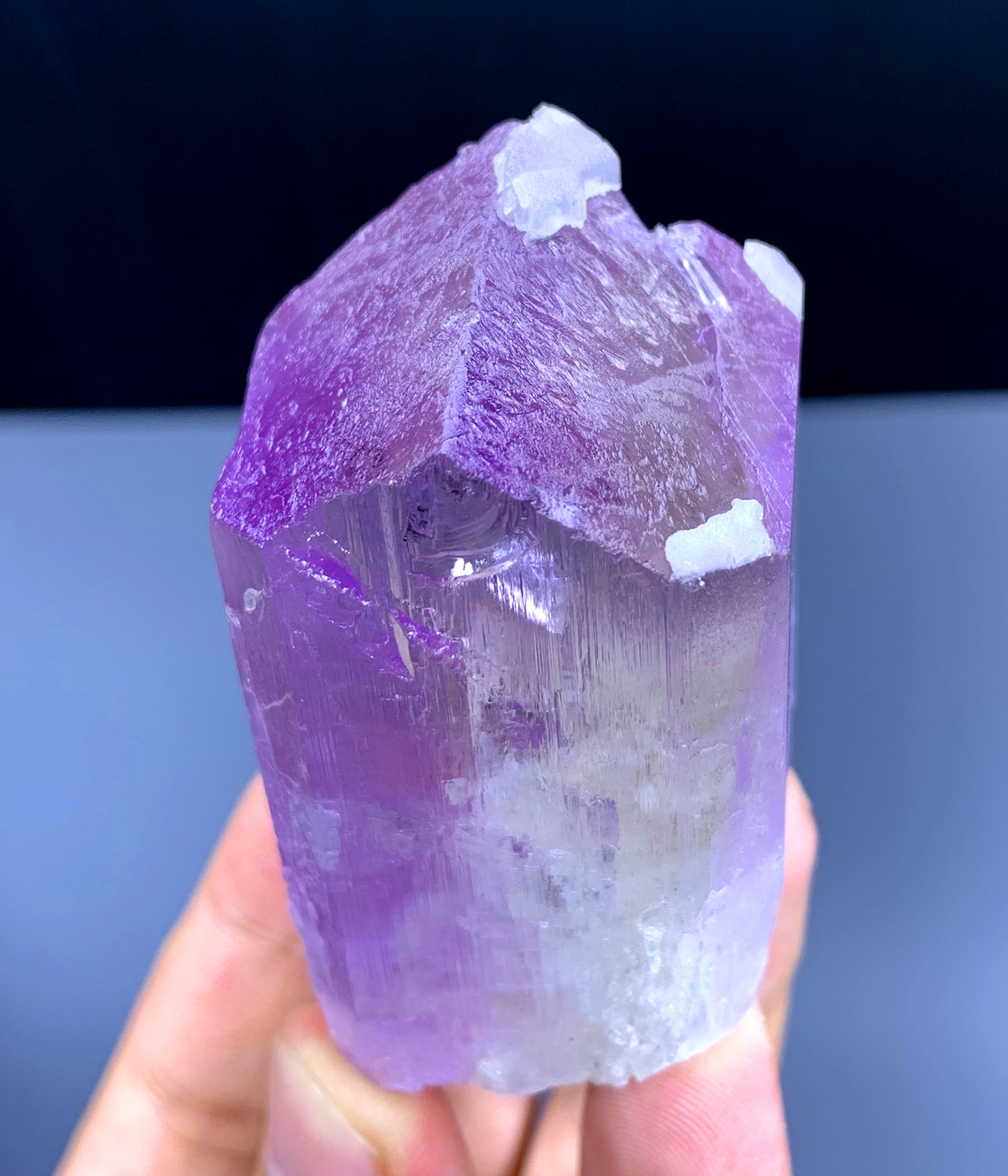 v Shape Terminated Pink Kunzite Crystal from Afghanistan - 121 gram