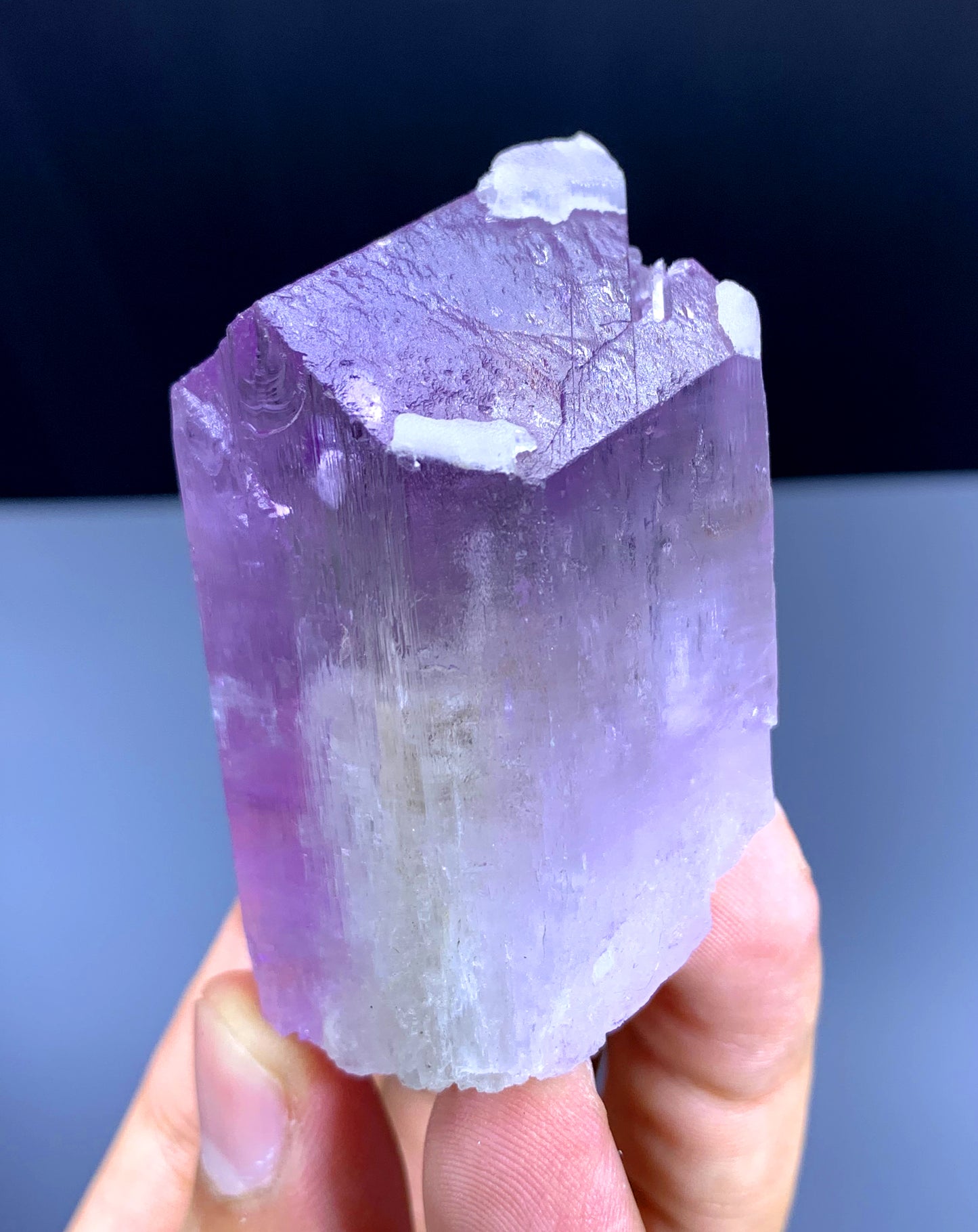 v Shape Terminated Pink Kunzite Crystal from Afghanistan - 121 gram
