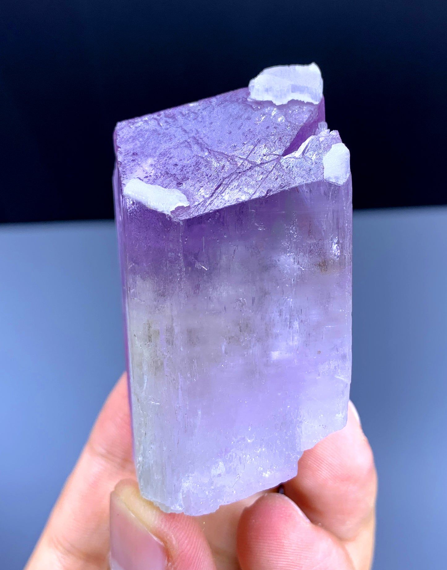 v Shape Terminated Pink Kunzite Crystal from Afghanistan - 121 gram