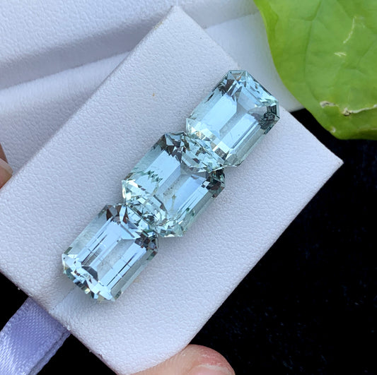 Emerald Cut Natural Aquamarne Gemstone, Loose Gemstone, Aqua Faceted Cut Stone, Gemstone Jewelry - 9.55 CT