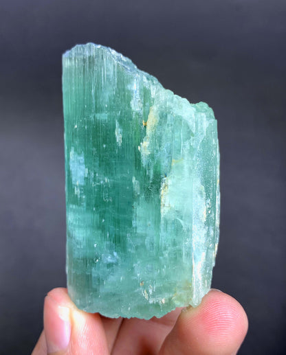 Green Hiddenite Kunzite Crystal From Afghanistan - 85 Grams