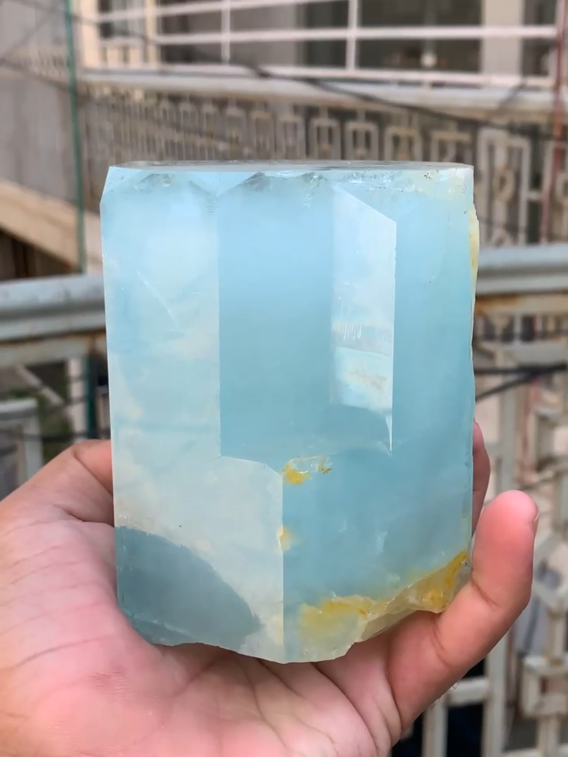 Exceptional Sky Blue Aquamarine Crystal from Pakistan - 1750 gram