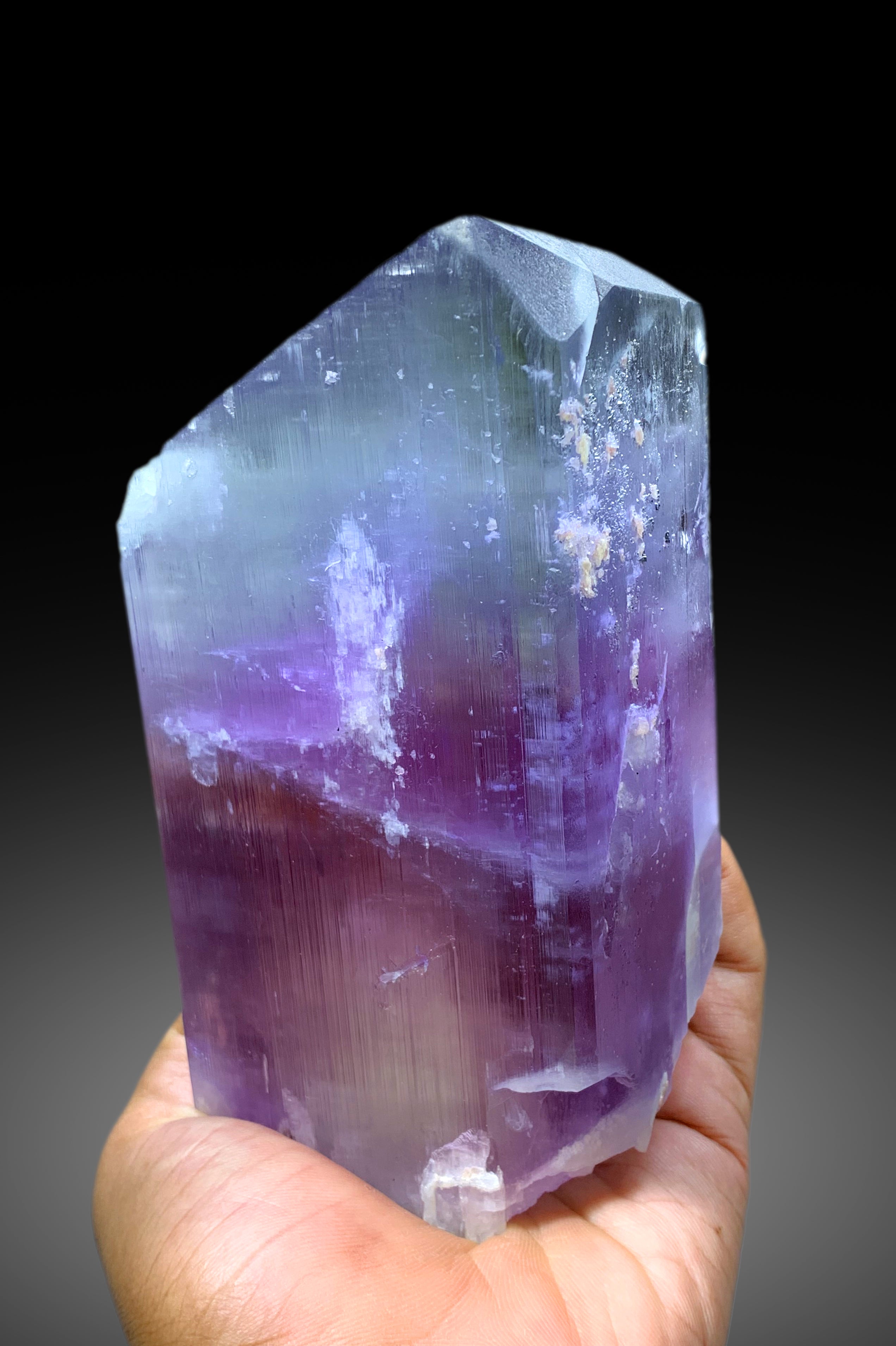 Top Grade Bicolor Spodumene Kunzite Crystal from Nuristan Afghanistan - 1445 gram