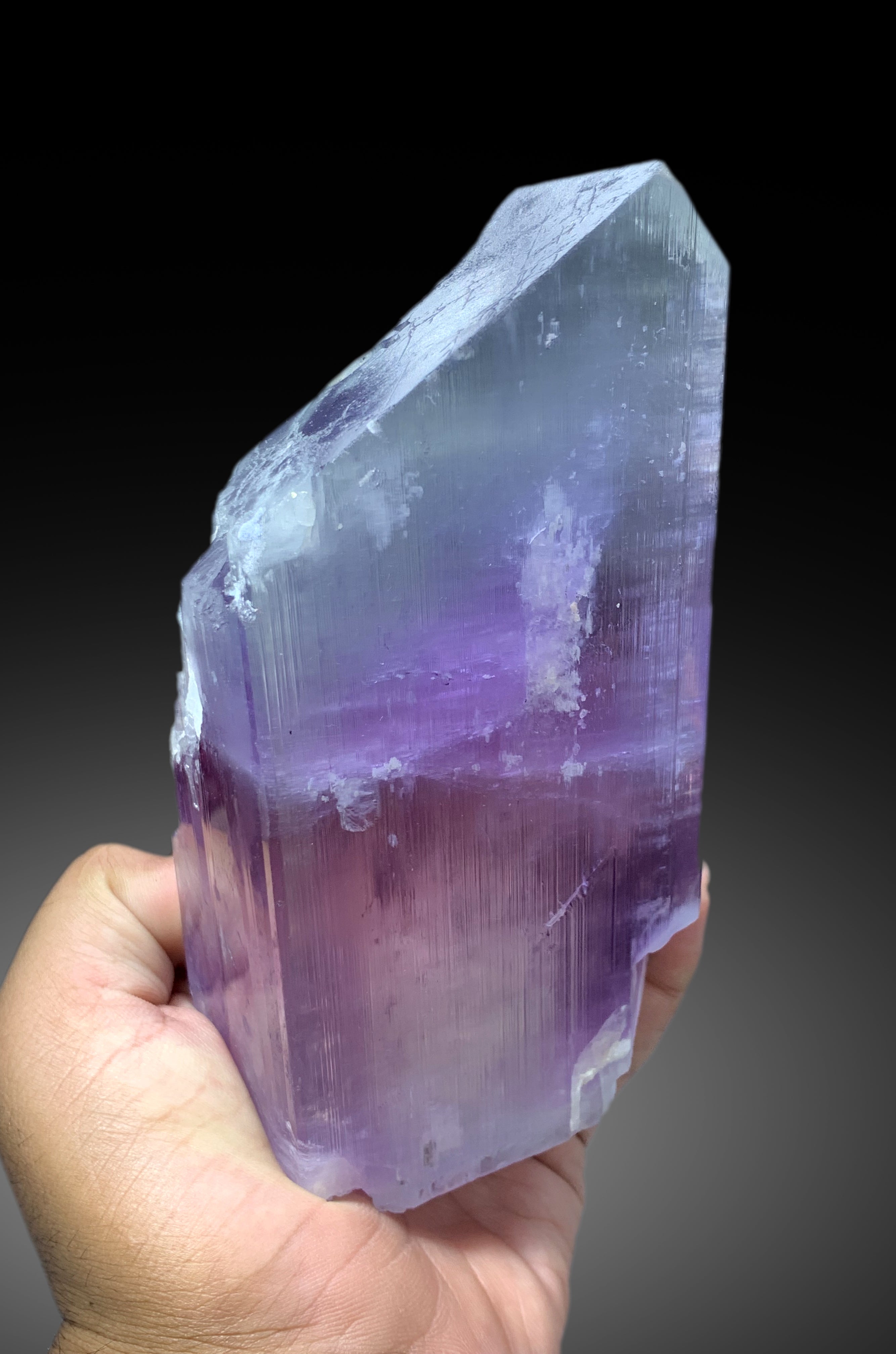 Top Grade Bicolor Spodumene Kunzite Crystal from Nuristan Afghanistan - 1445 gram