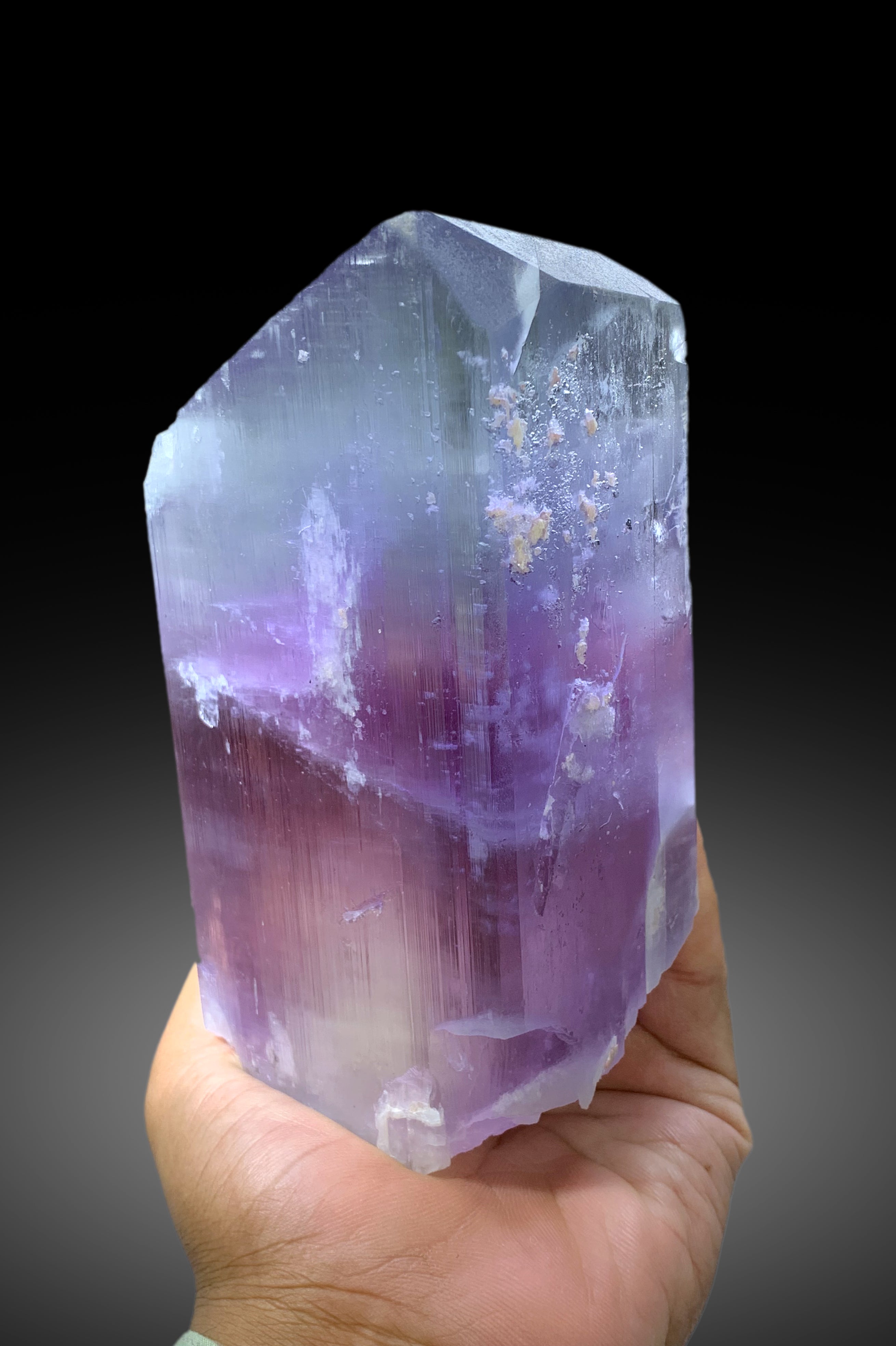 Top Grade Bicolor Spodumene Kunzite Crystal from Nuristan Afghanistan - 1445 gram