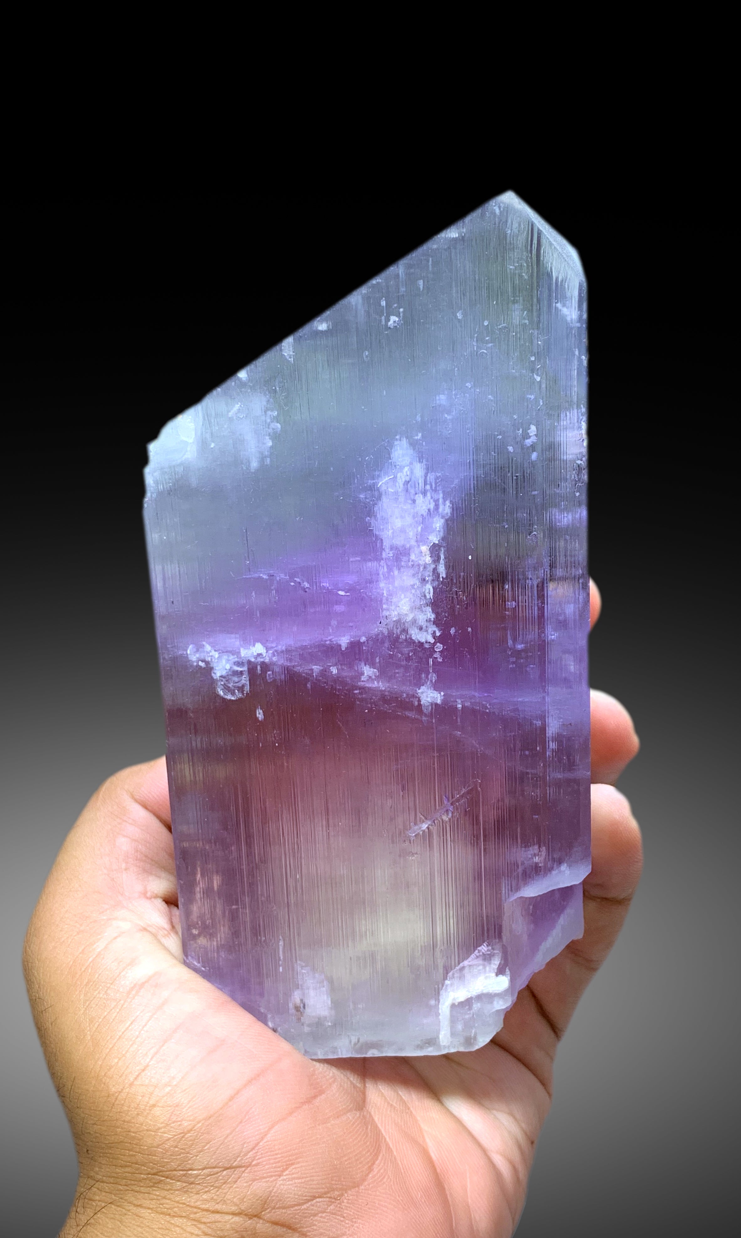 Top Grade Bicolor Spodumene Kunzite Crystal from Nuristan Afghanistan - 1445 gram