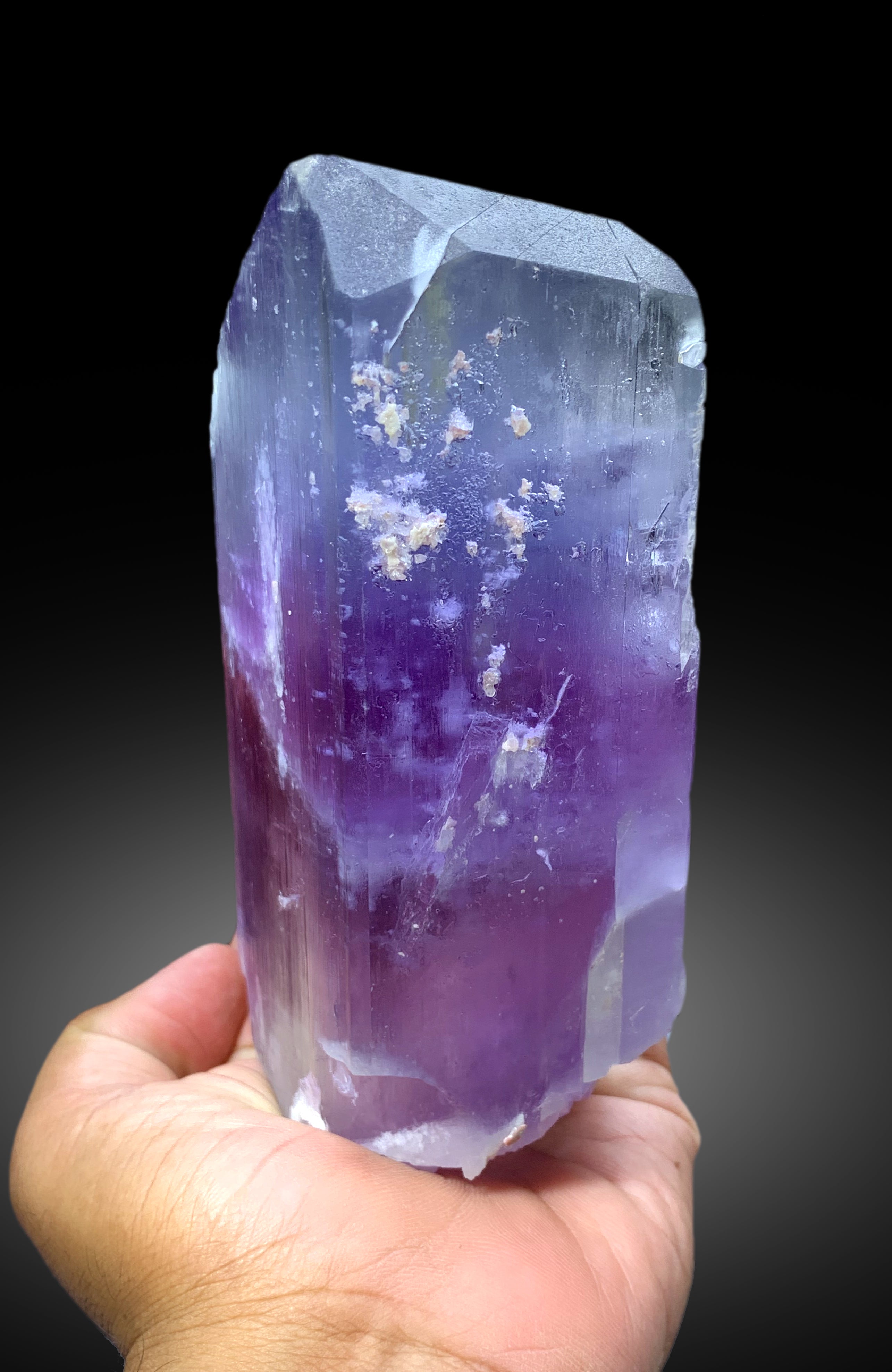 Top Grade Bicolor Spodumene Kunzite Crystal from Nuristan Afghanistan - 1445 gram