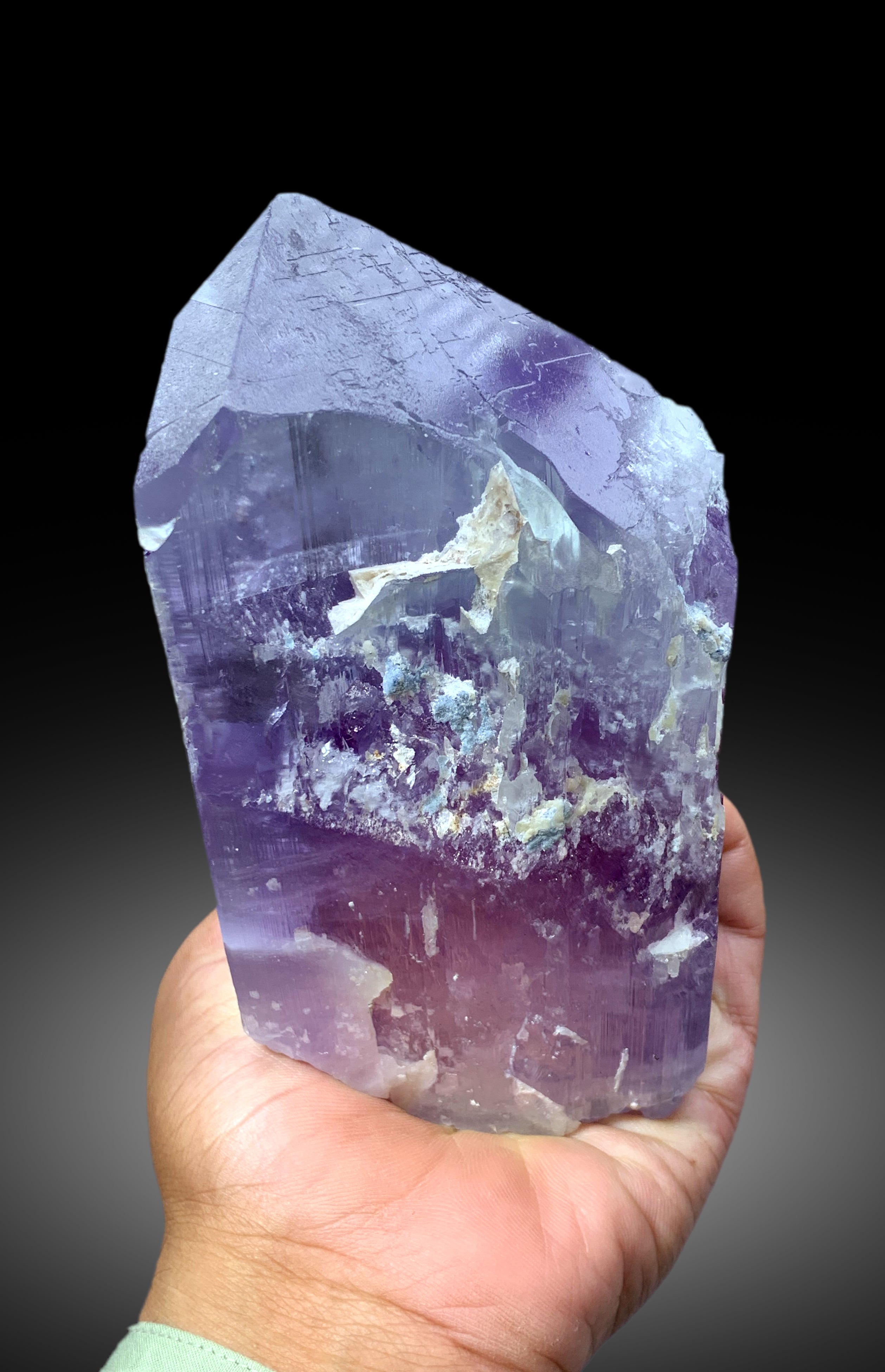 Top Grade Bicolor Spodumene Kunzite Crystal from Nuristan Afghanistan - 1445 gram