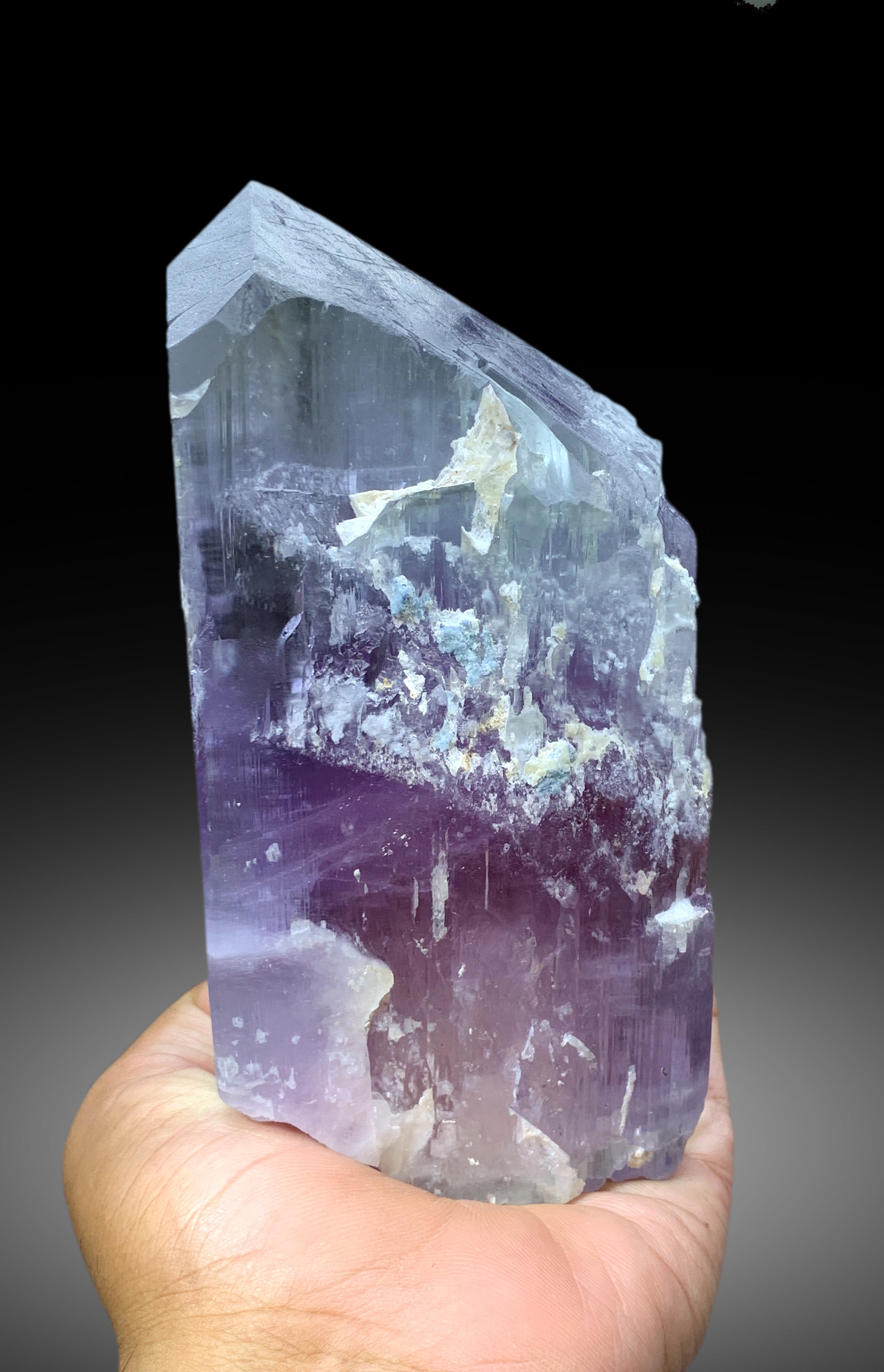 Top Grade Bicolor Spodumene Kunzite Crystal from Nuristan Afghanistan - 1445 gram