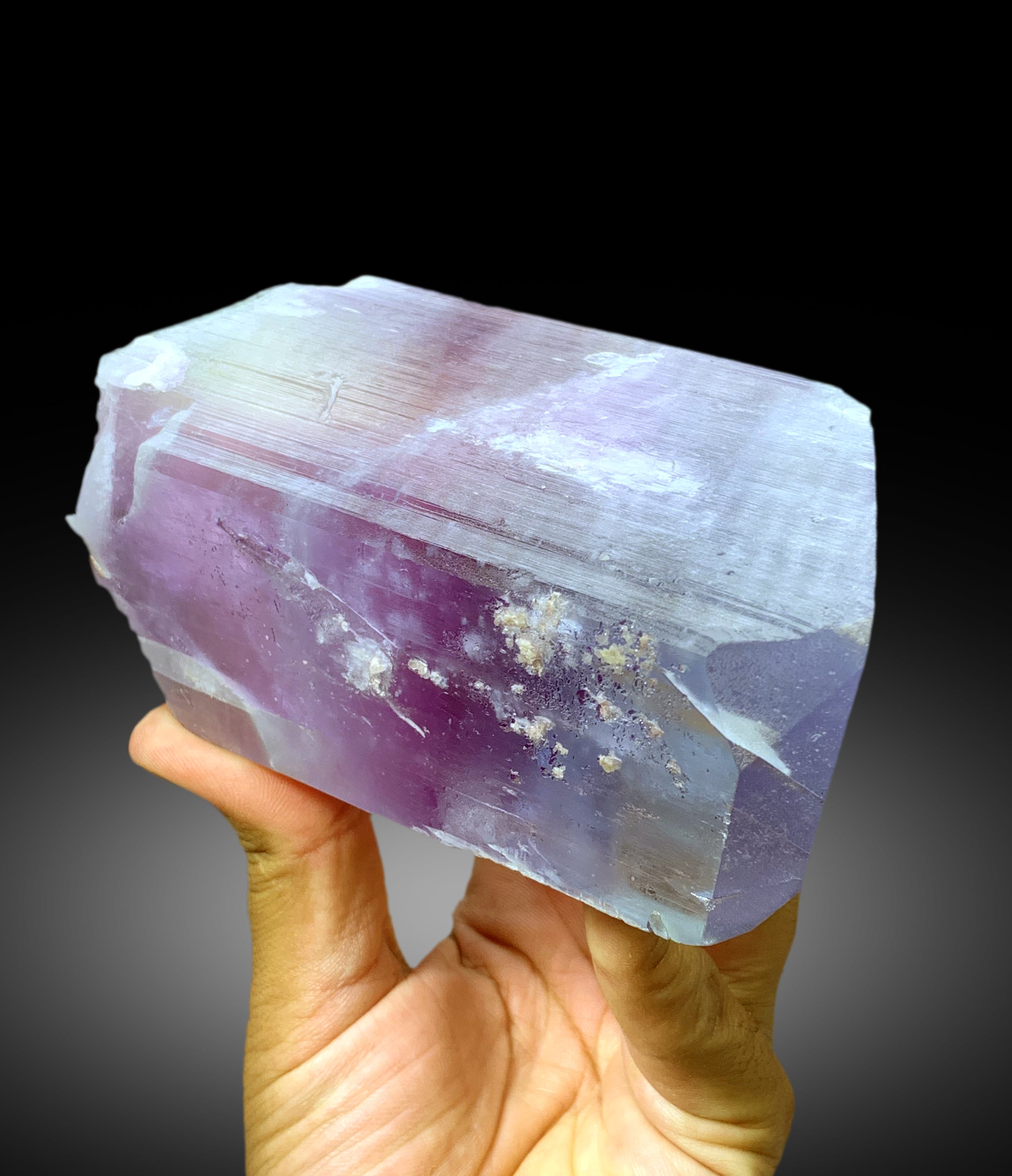 Top Grade Bicolor Spodumene Kunzite Crystal from Nuristan Afghanistan - 1445 gram