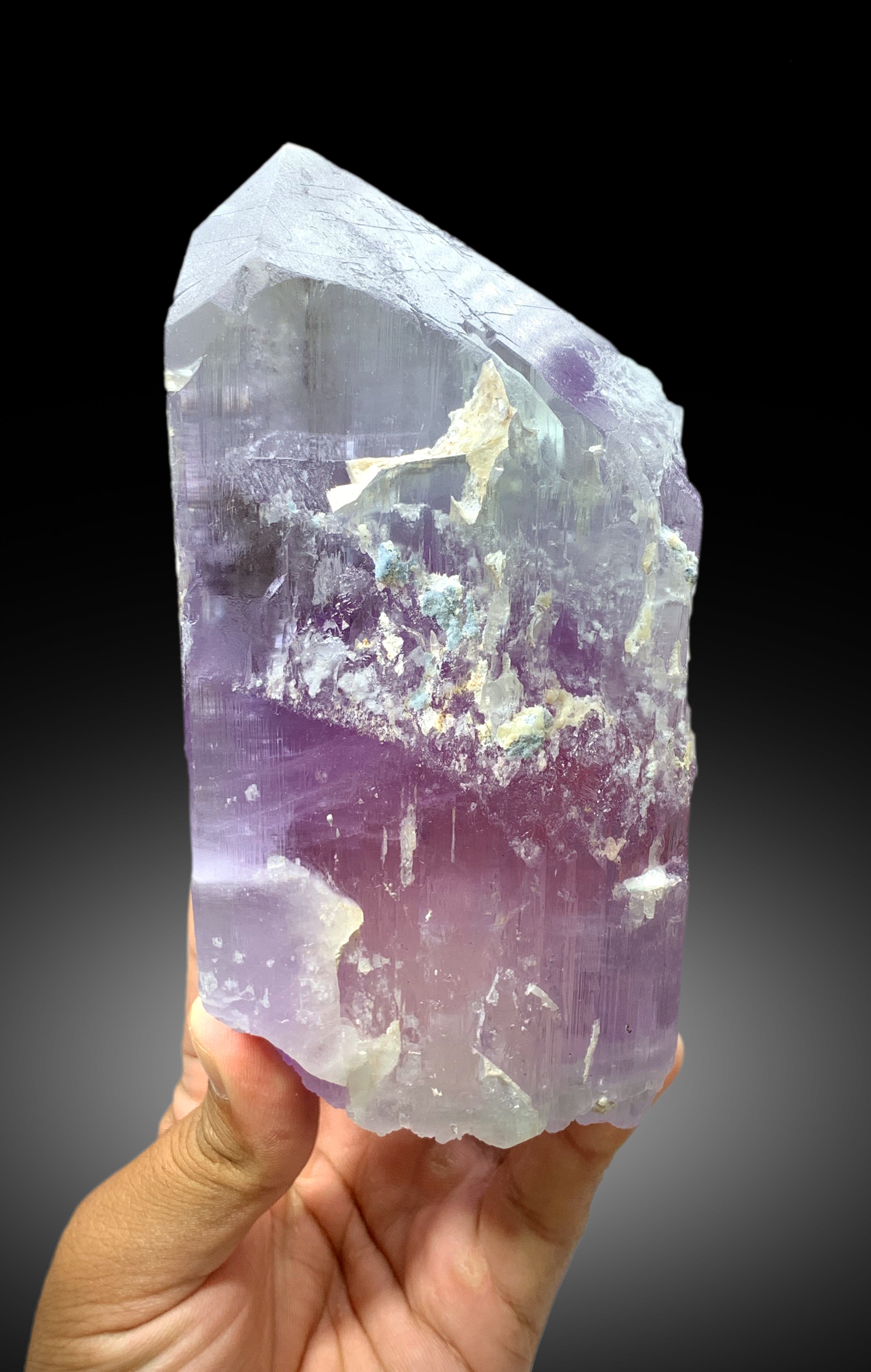 Top Grade Bicolor Spodumene Kunzite Crystal from Nuristan Afghanistan - 1445 gram