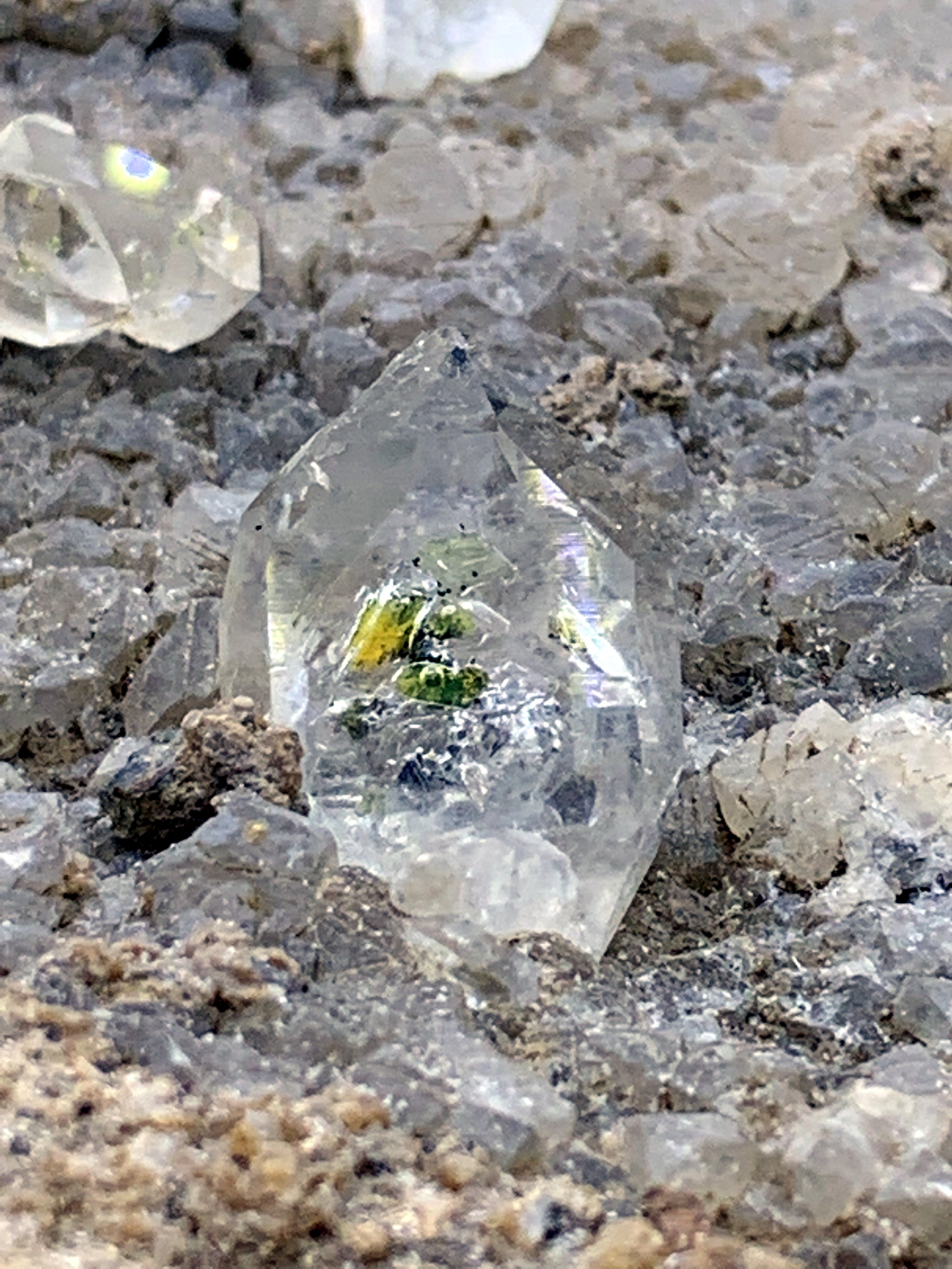 Fluorescent Petroleum Diamond Quartz on Matrix from Baluchistan Pakistan - 1013 grams