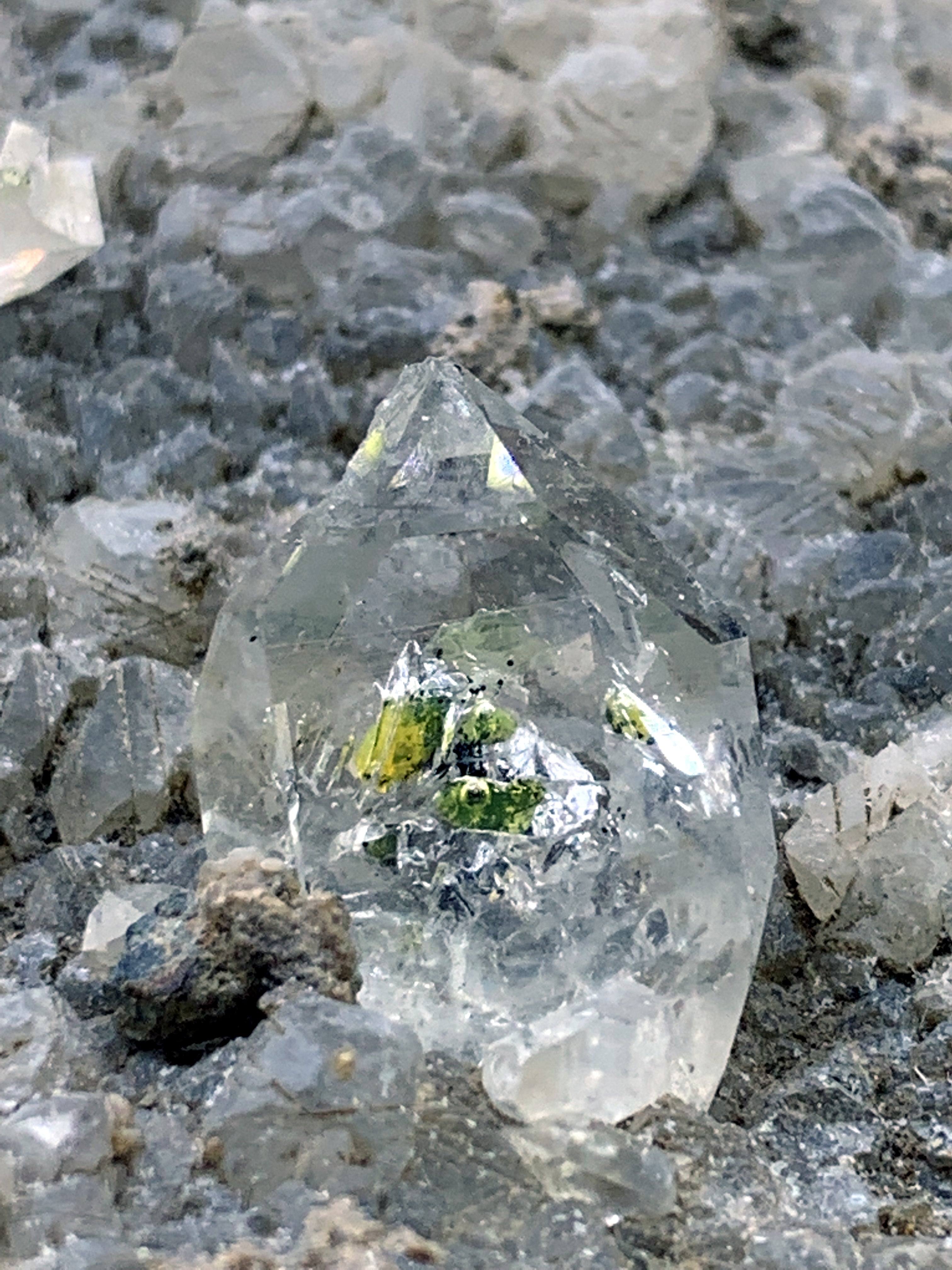 Fluorescent Petroleum Diamond Quartz on Matrix from Baluchistan Pakistan - 1013 grams