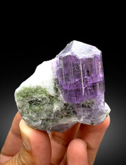 Rich Purple Scapolite Crystal Specimen from Afghanistan - 112 gram