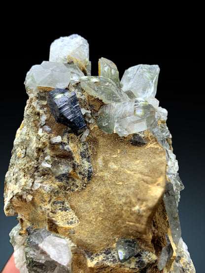Rare Anatase with Quartz on Matrix, Anatase Crystal, Rare Mineral, Anatase Specimen from Baluchistan Pakistan - 78 gram
