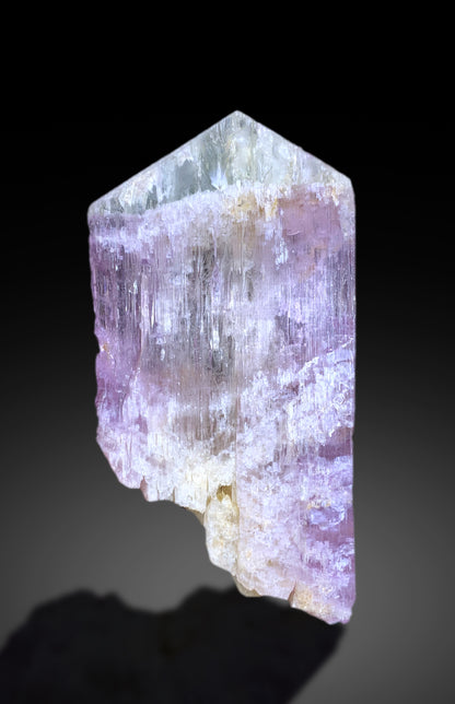 V Shape Bicolor Kunzite Crystal from Afghanistan - 315 gram