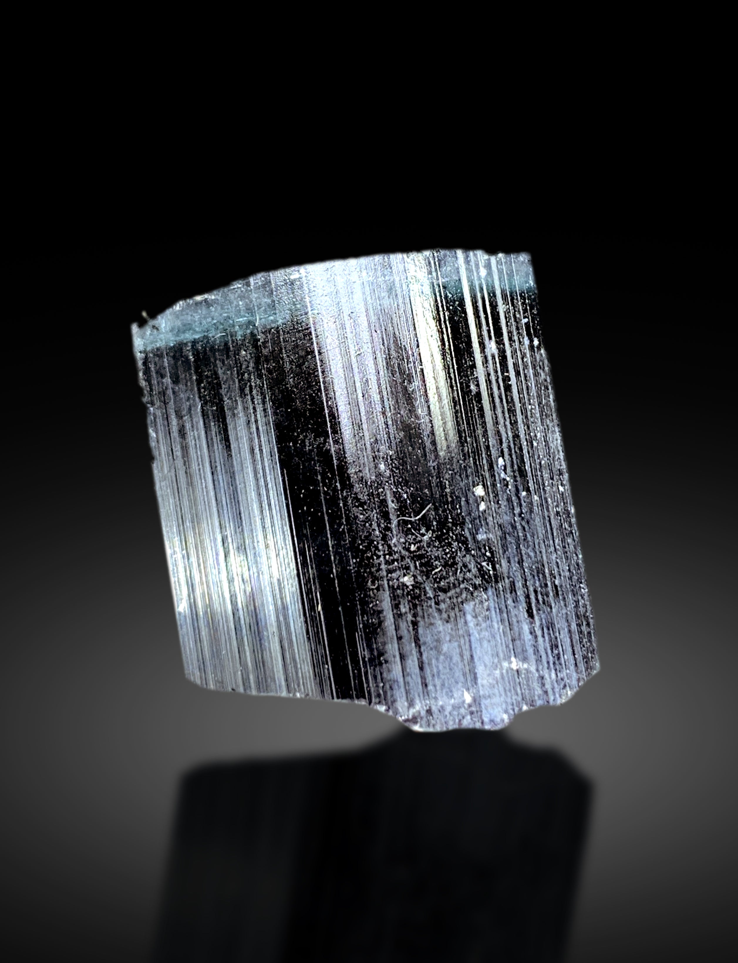 Blue Cap Tourmaline Crystal from Paprok Afghanistan - 48 gram