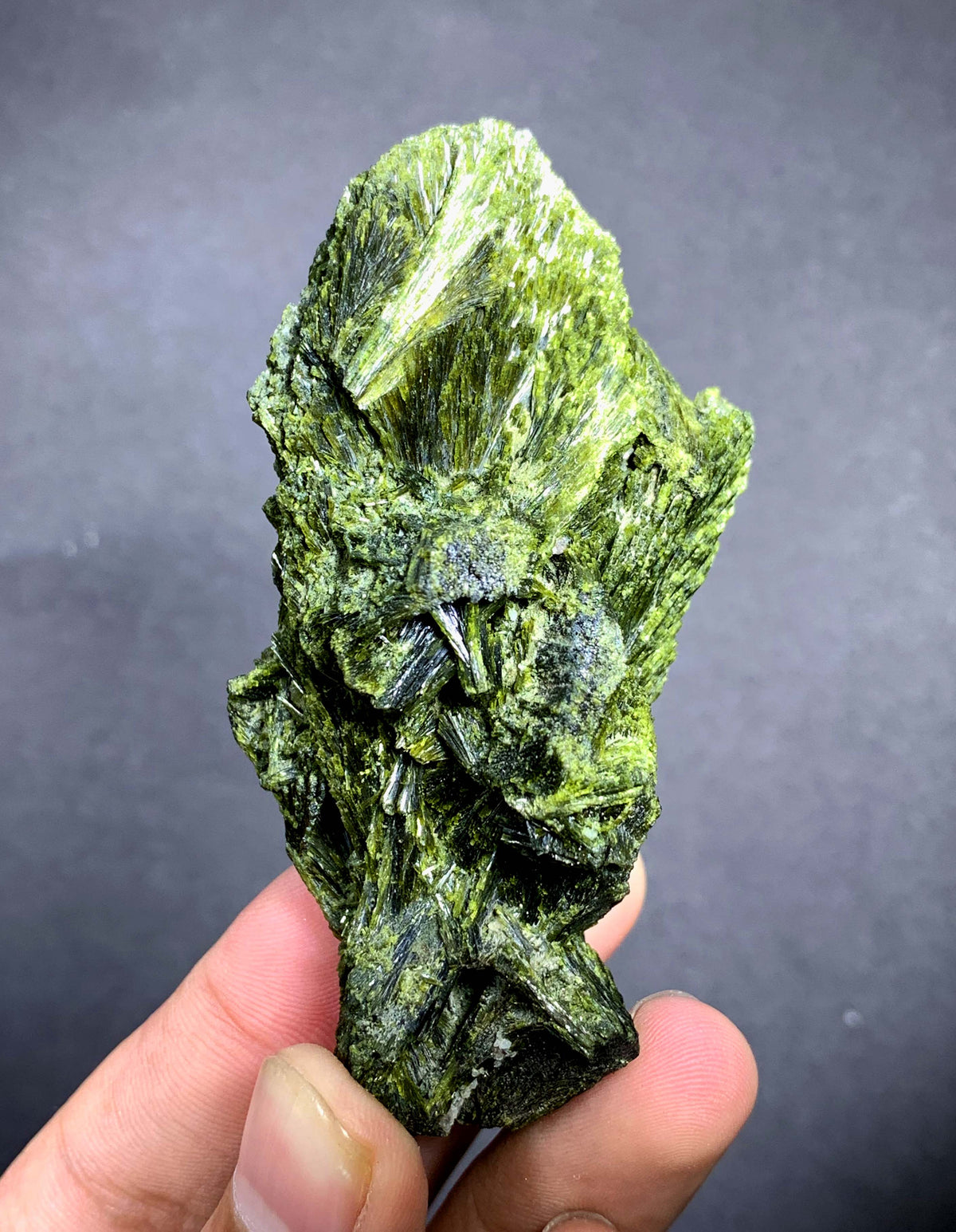 Tree Green Epidot Crystal From Pakistan - 85 Grams
