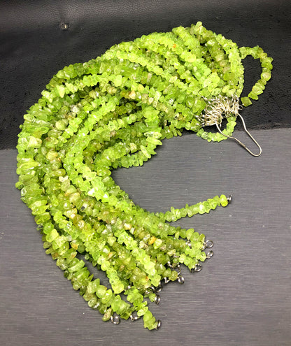 Lush Green Peridot Necklace, Natural Raw Peridot, Peridot Jewelry, Whole Sale Peridot, Peridot Gemstone