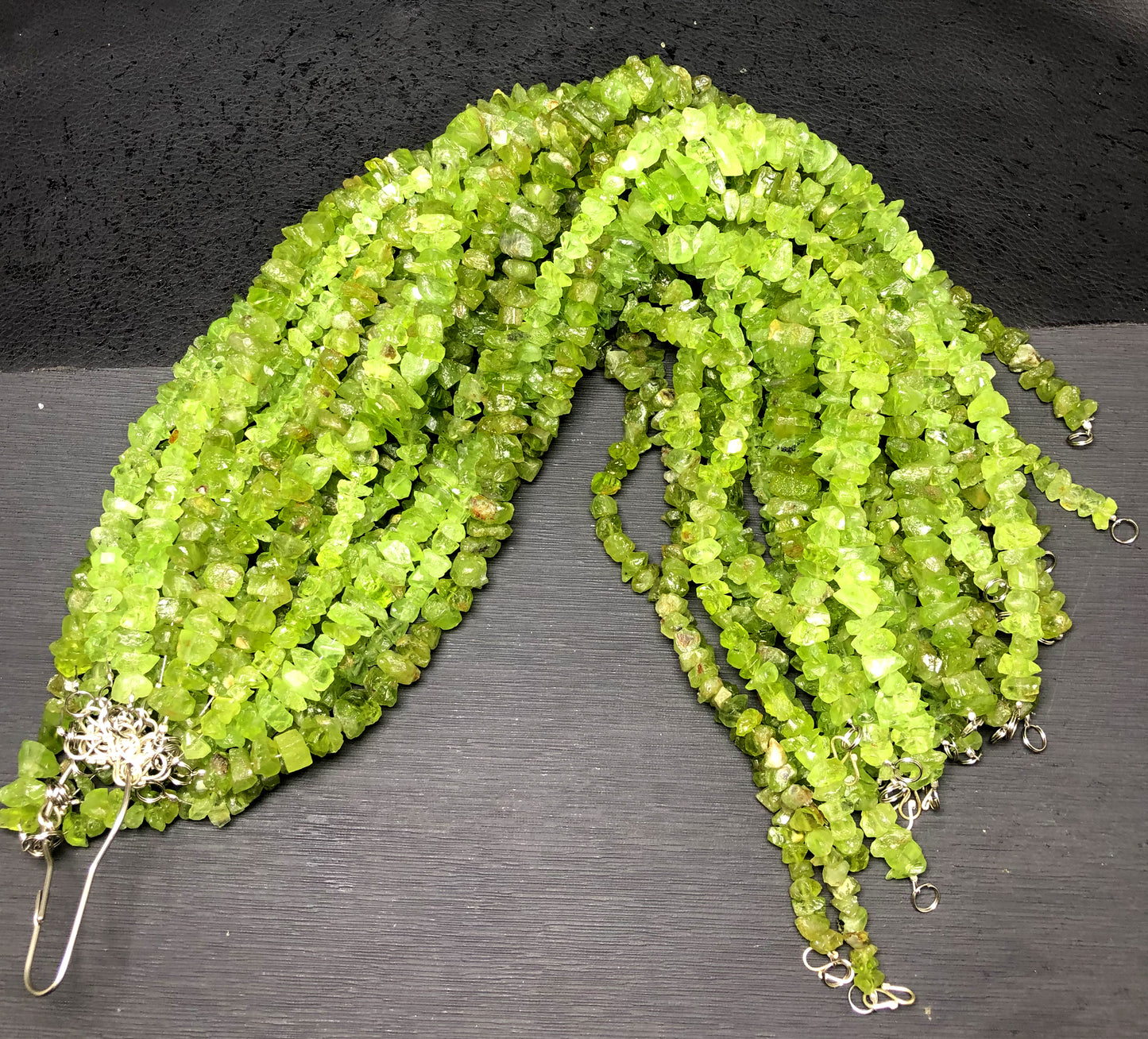 Lush Green Peridot Necklace, Natural Raw Peridot, Peridot Jewelry, Whole Sale Peridot, Peridot Gemstone