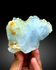 Sky Blue Aquamarine Cluster from Pakistan - 460 gram