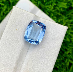 Santa Maria Blue Color Aquamarine Gemstone, Loose Gemstone, Aquamarine Faceted Cut Stone, Gemstone Jewelry - 5.20 CT