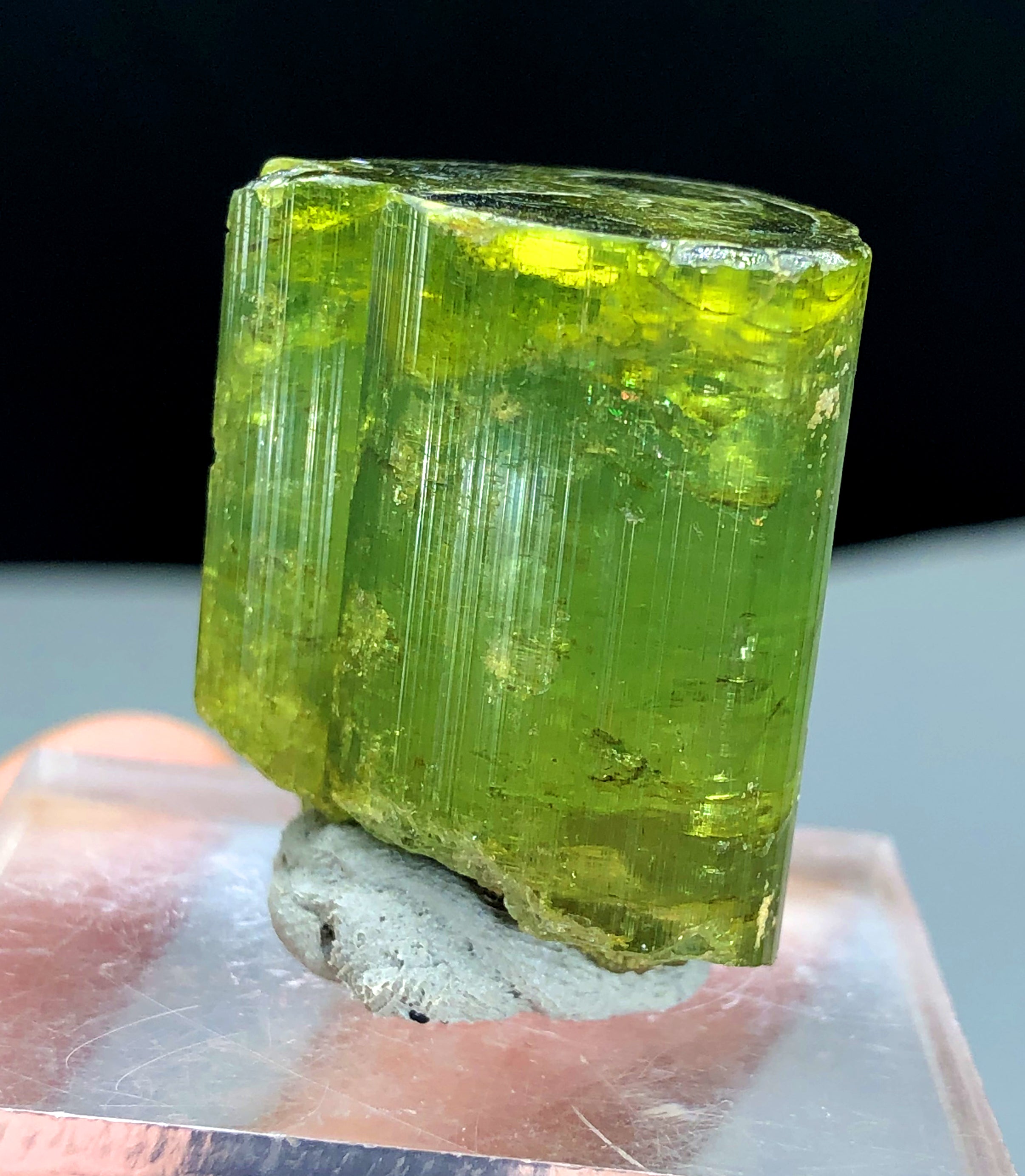 Natural Terminated Green Color Tourmaline Crystal, Raw Mineral, Crystal Specimen, Fine Mineral, Tourmaline Gemstone - 31 gram