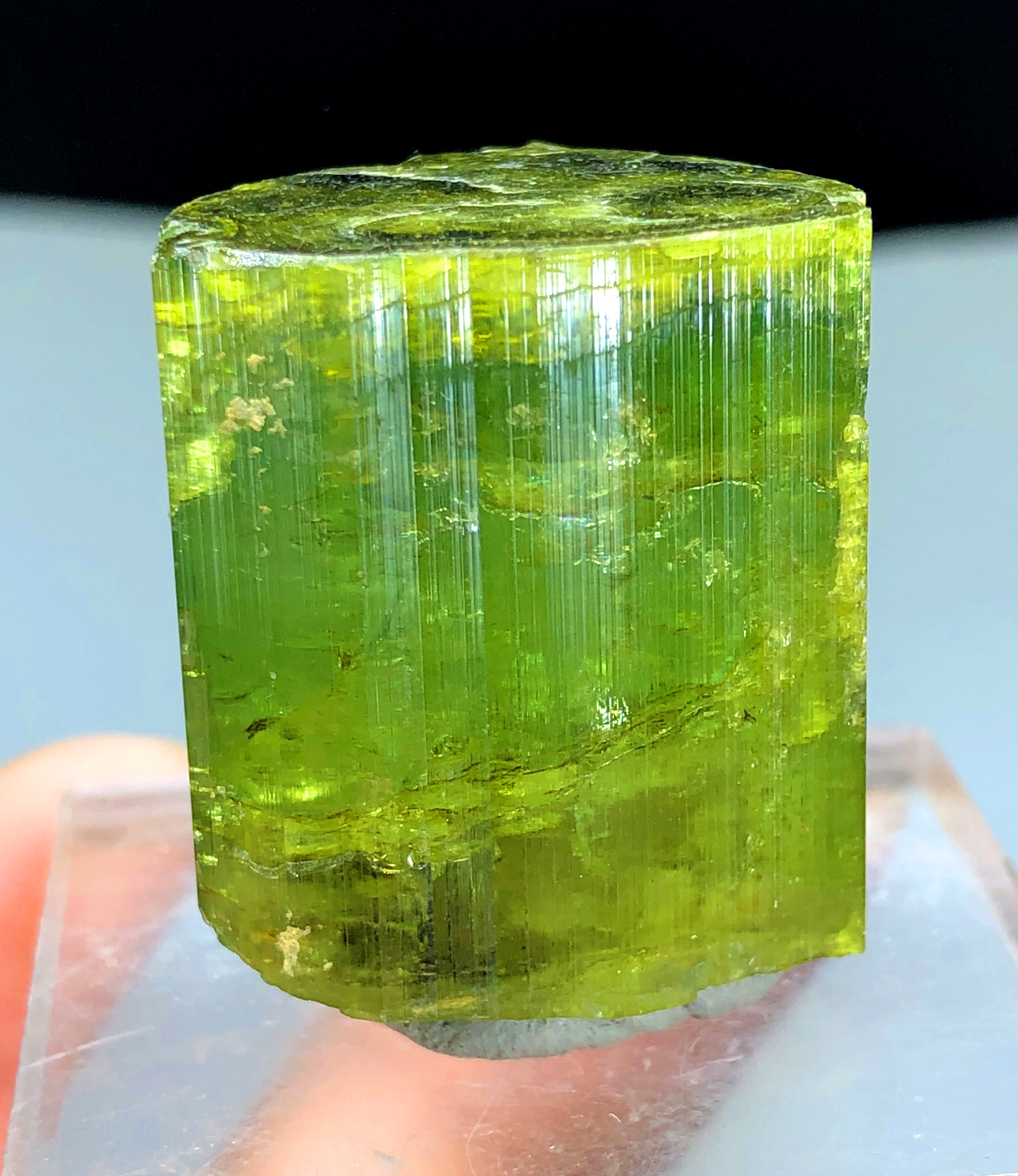 Natural Terminated Green Color Tourmaline Crystal, Raw Mineral, Crystal Specimen, Fine Mineral, Tourmaline Gemstone - 31 gram