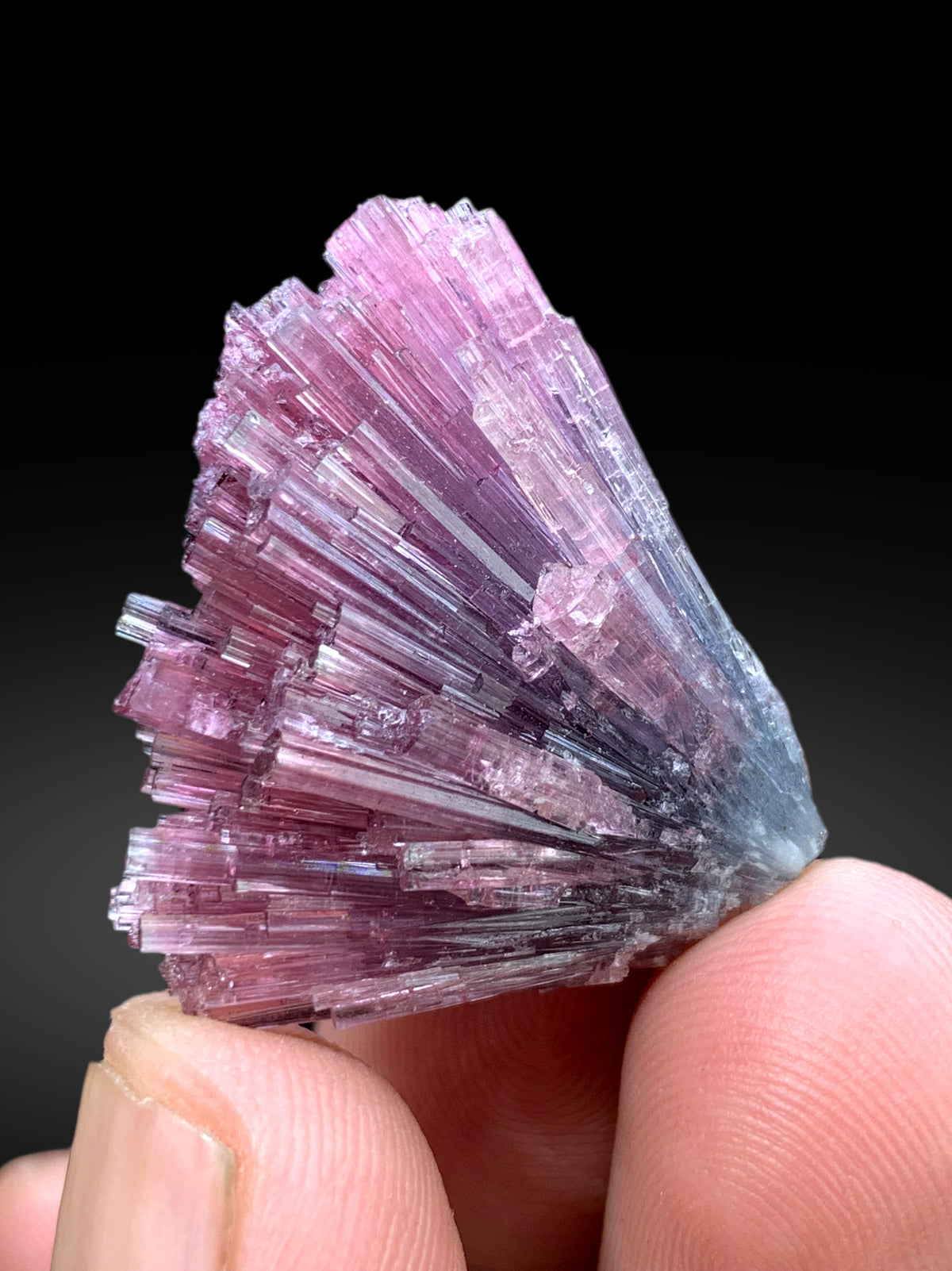 Cotton Candy Tourmaline Crystals cluster from Afghanistan, 12 gram