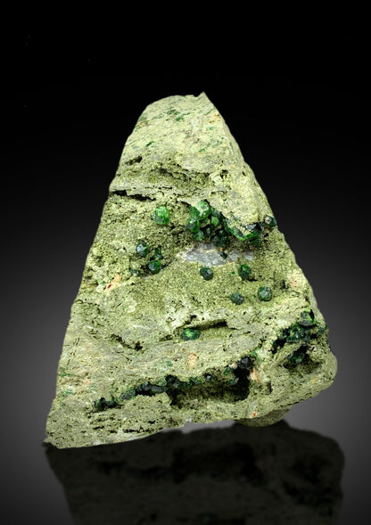 Lush Green Demantoid Garnet Crystals on Matrix, Garnet Cluster, Garnet Stone, Raw Mineral, Demantoid Garnet Specimen - 3.4 Kg