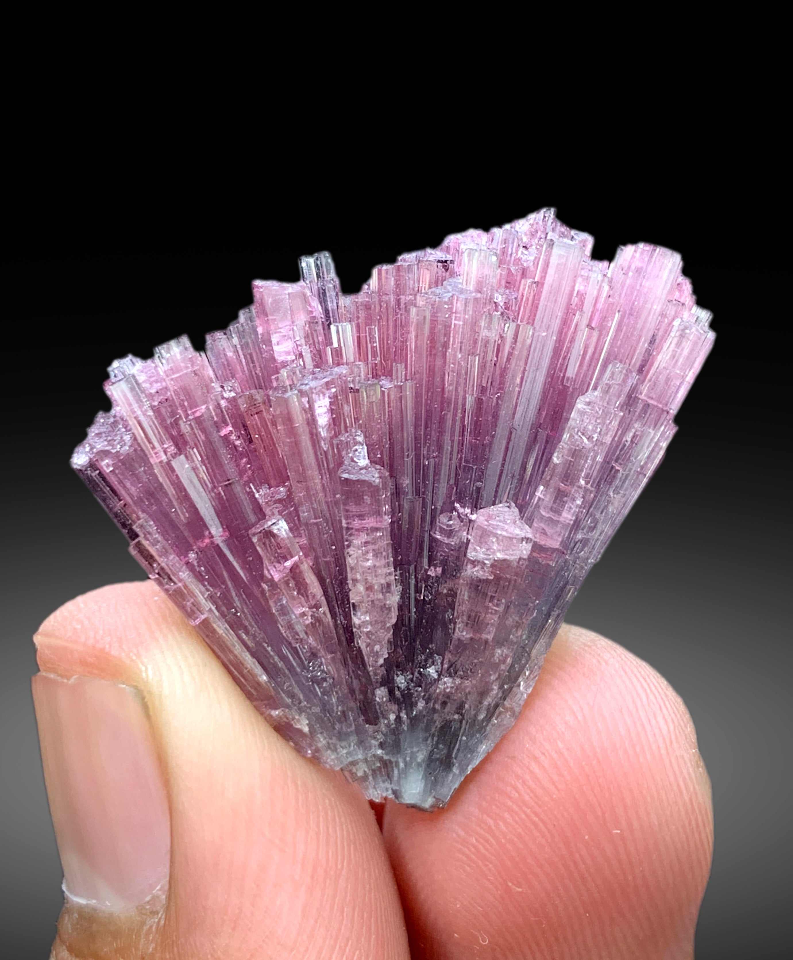 Cotton Candy Tourmaline Crystals cluster from Afghanistan, 12 gram