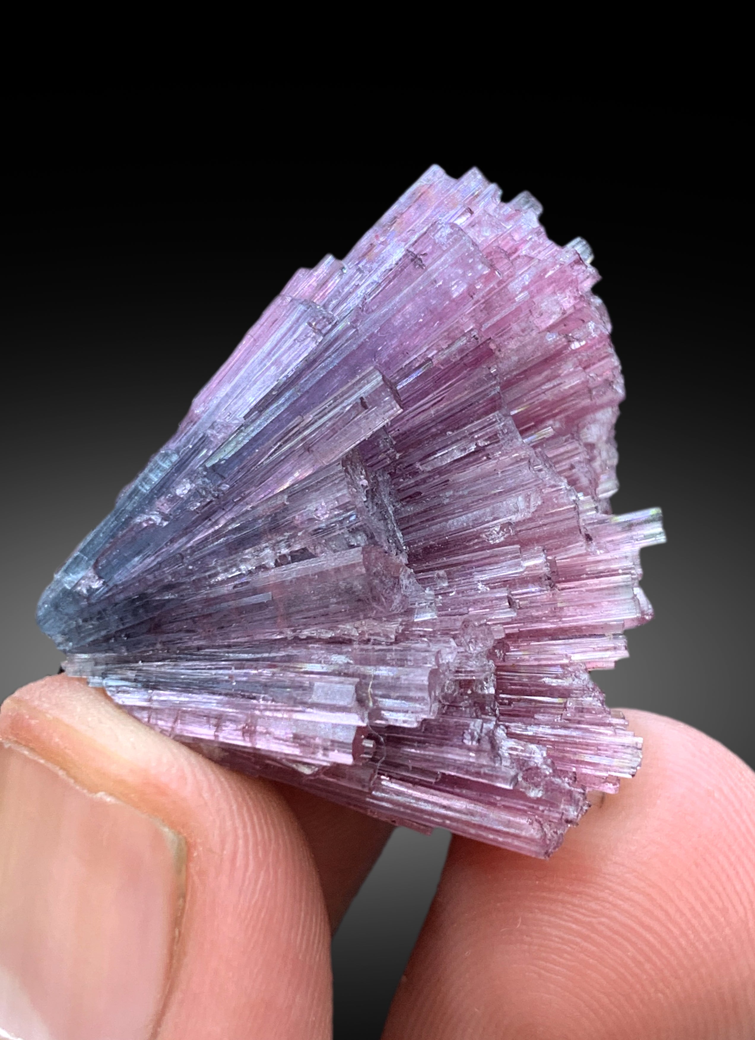 Cotton Candy Tourmaline Crystals cluster from Afghanistan, 12 gram