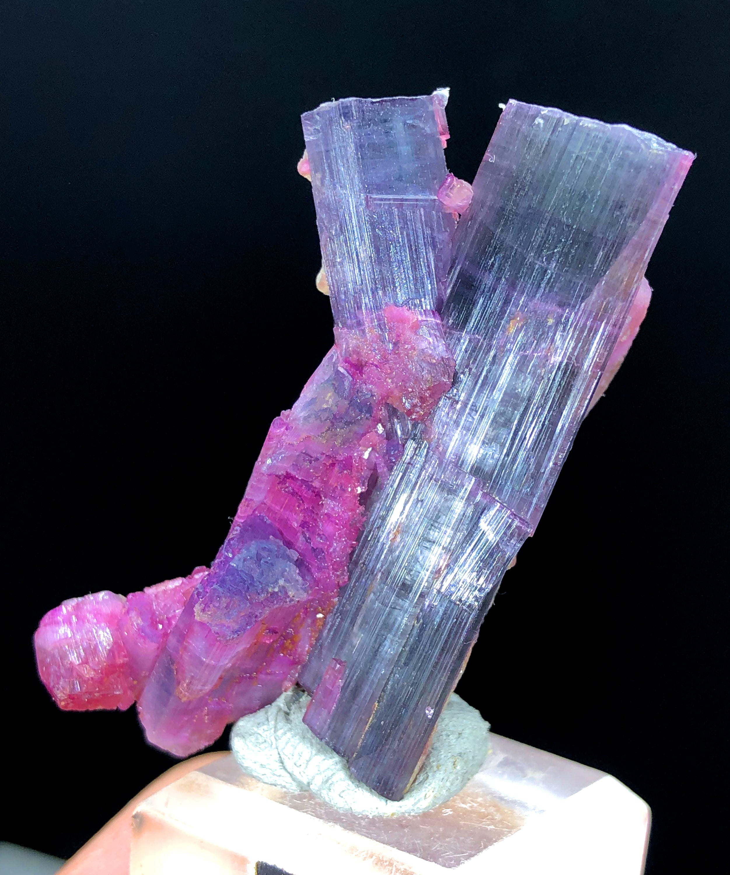 Natural Bicolor Tourmaline Crystal, Pink Tourmaline, Crystal Specimen, FineMineral, Tourmaline Gemstone - 22 gram