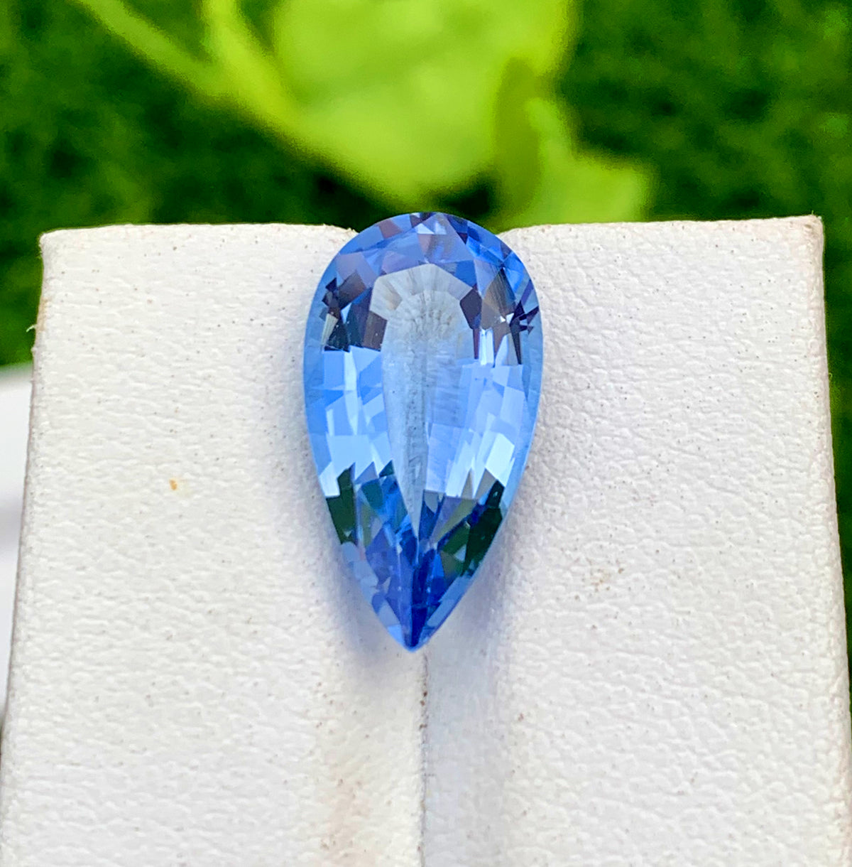 Pear Shape Santa Maria Blue Color Aquamarine Gemstone, Loose Gemstone, Aquamarine Faceted Cut Stone, Gemstone Jewelry - 5.95 CT