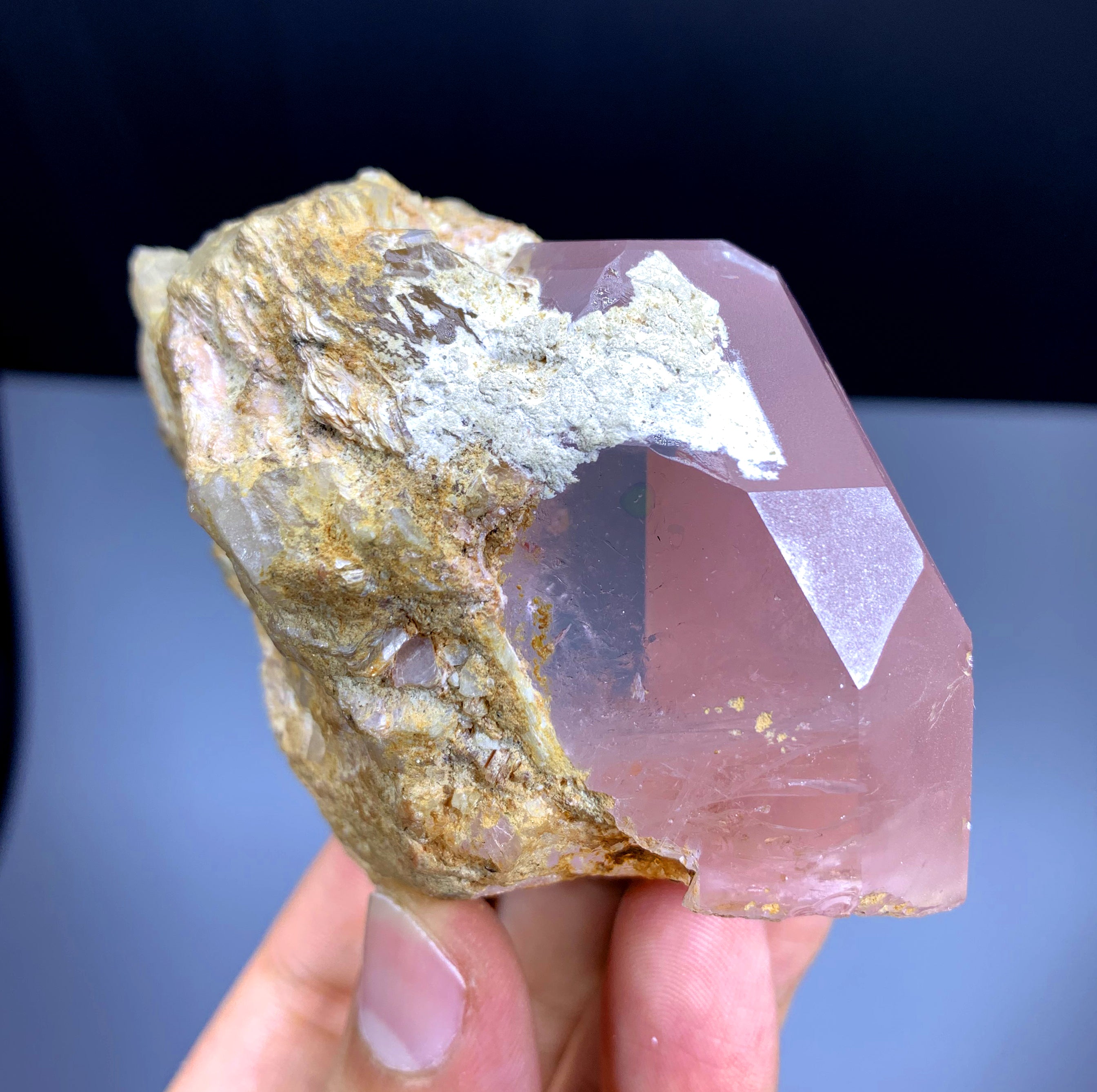 Natural Pink Morganite Crystal from Afghanistan - 205 gram