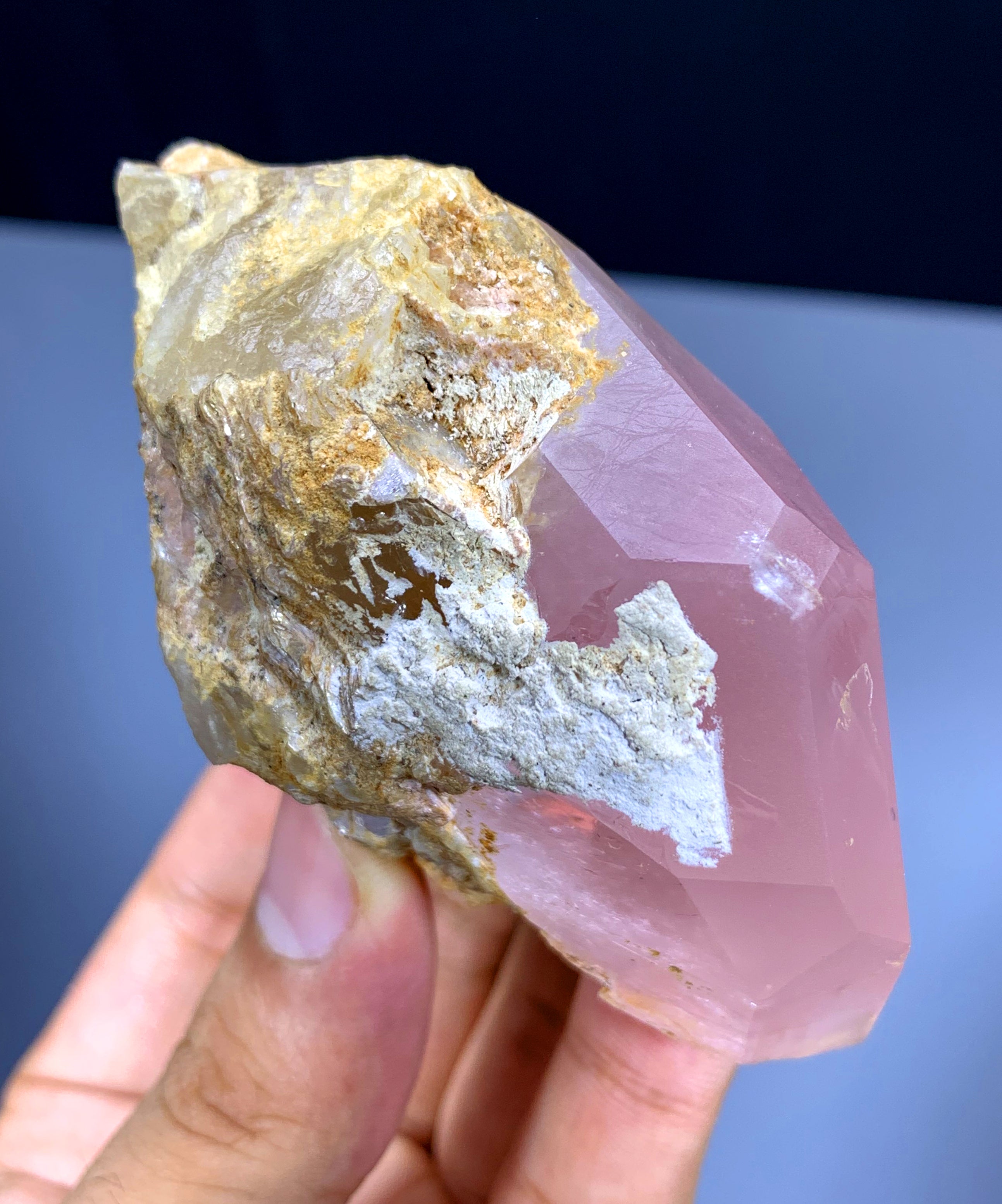 Natural Pink Morganite Crystal from Afghanistan - 205 gram