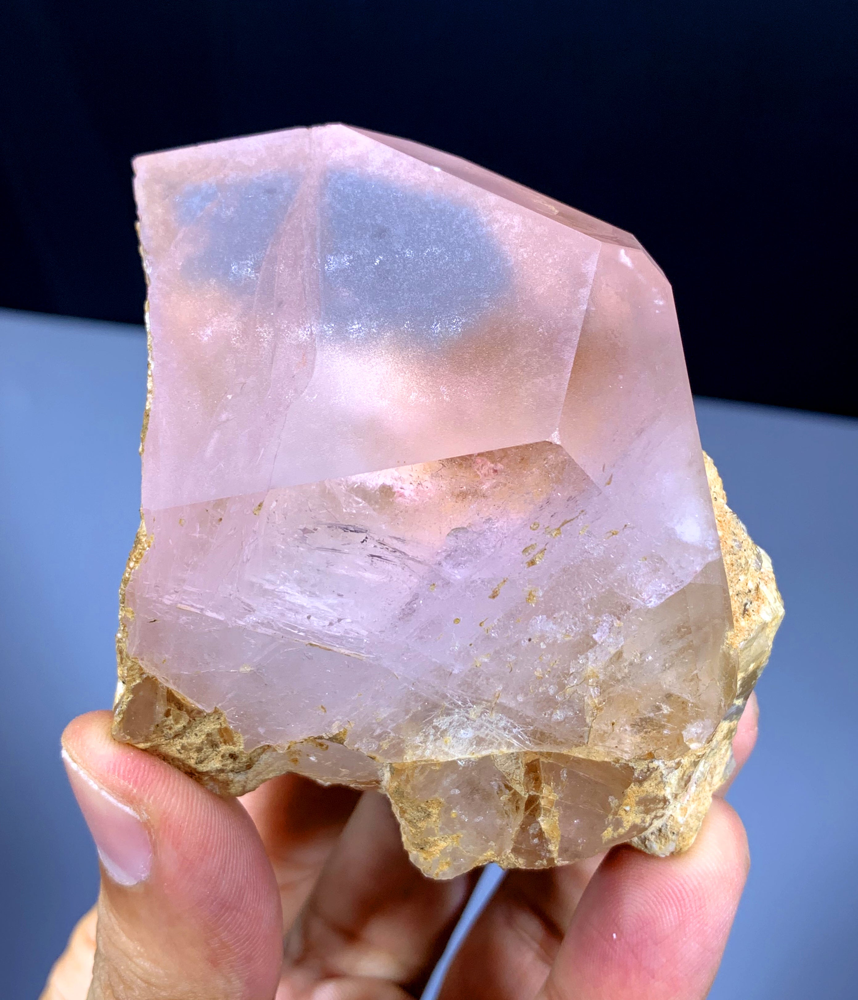 Natural Pink Morganite Crystal from Afghanistan - 205 gram