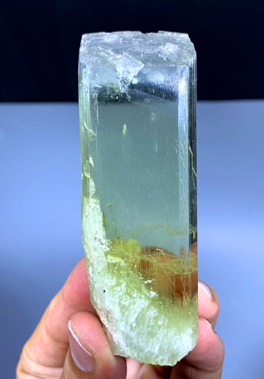 Gemmy Yellow Triphane Kunzite Crystal from Afghanistan - 111 gram