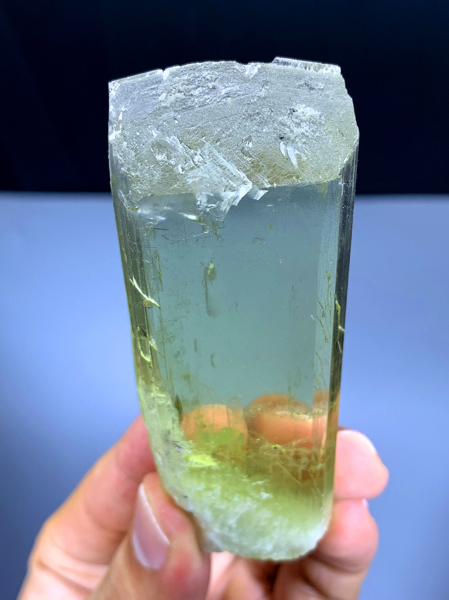 Gemmy Yellow Triphane Kunzite Crystal from Afghanistan - 111 gram