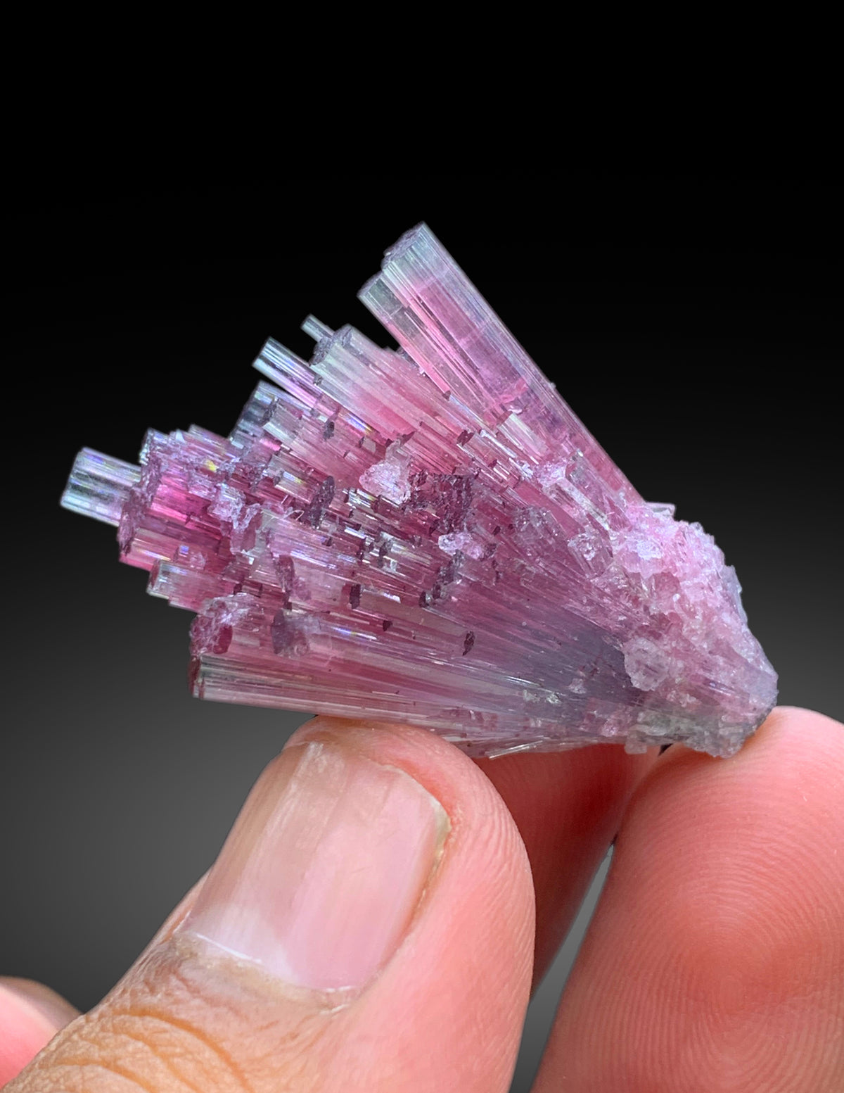 Cotton Candy Tourrmaline Cluster from Laghman Afghanistan - 71.25 carats